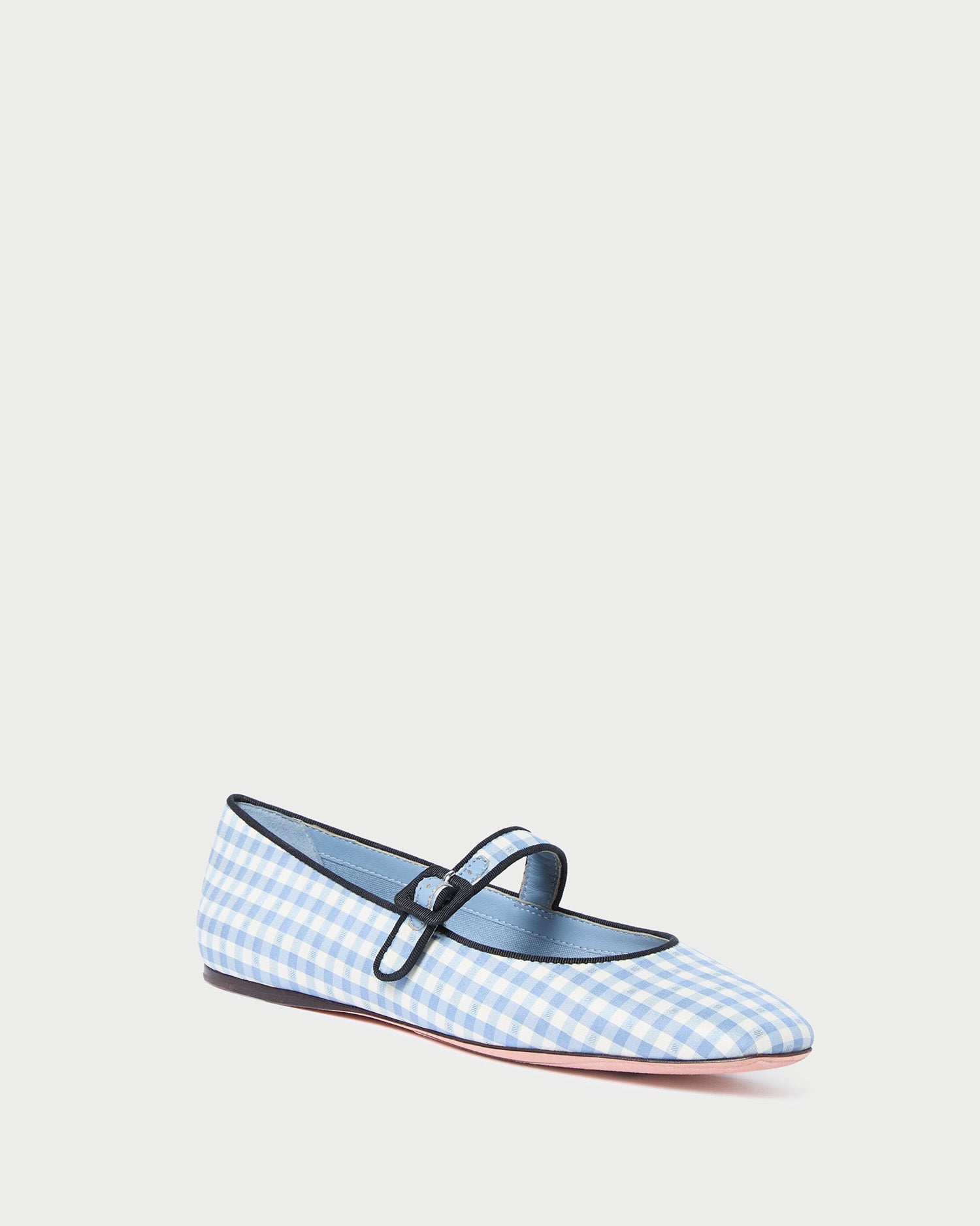 Ginger Blue Gingham Mary Jane