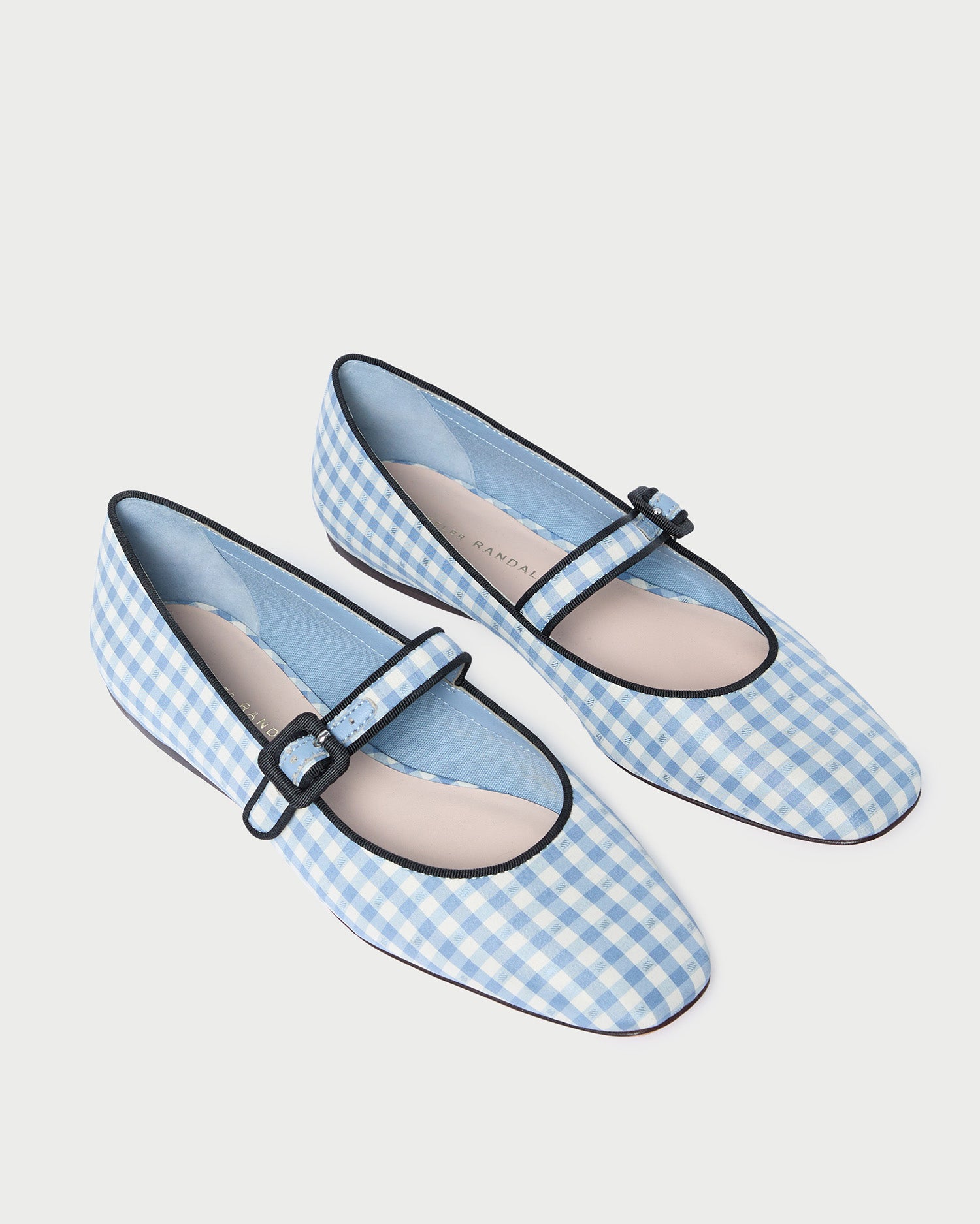 Ginger Blue Gingham Mary Jane