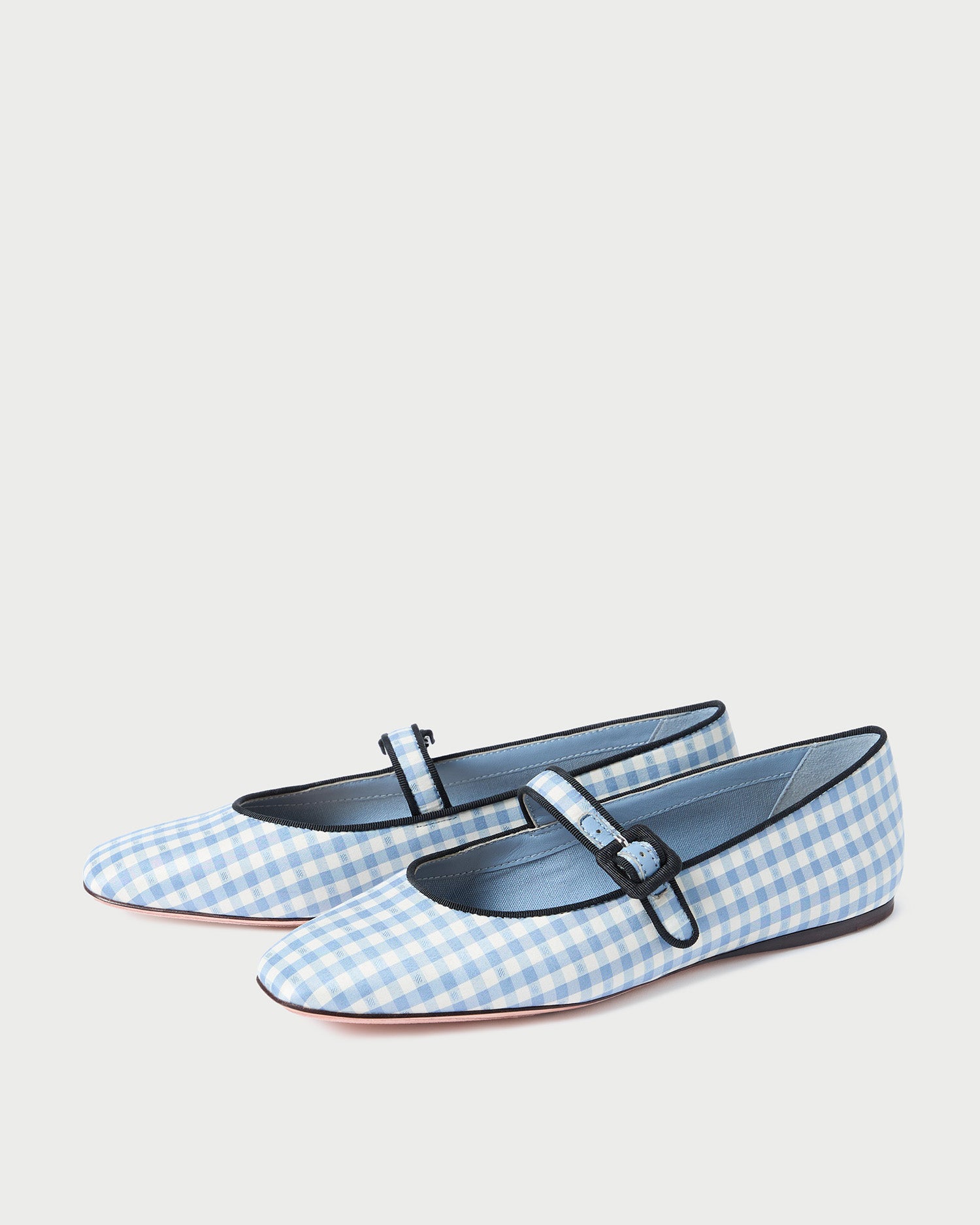 Ginger Blue Gingham Mary Jane