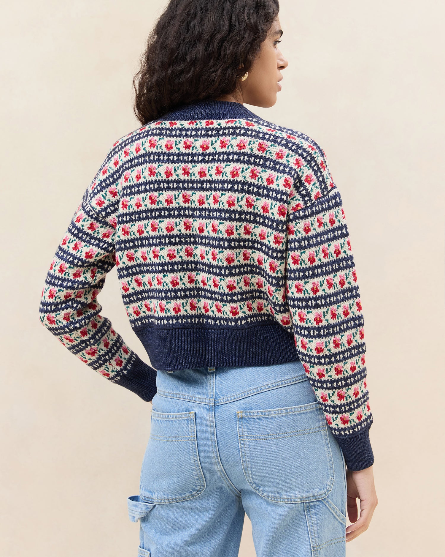 Idris Intarsia Cardigan