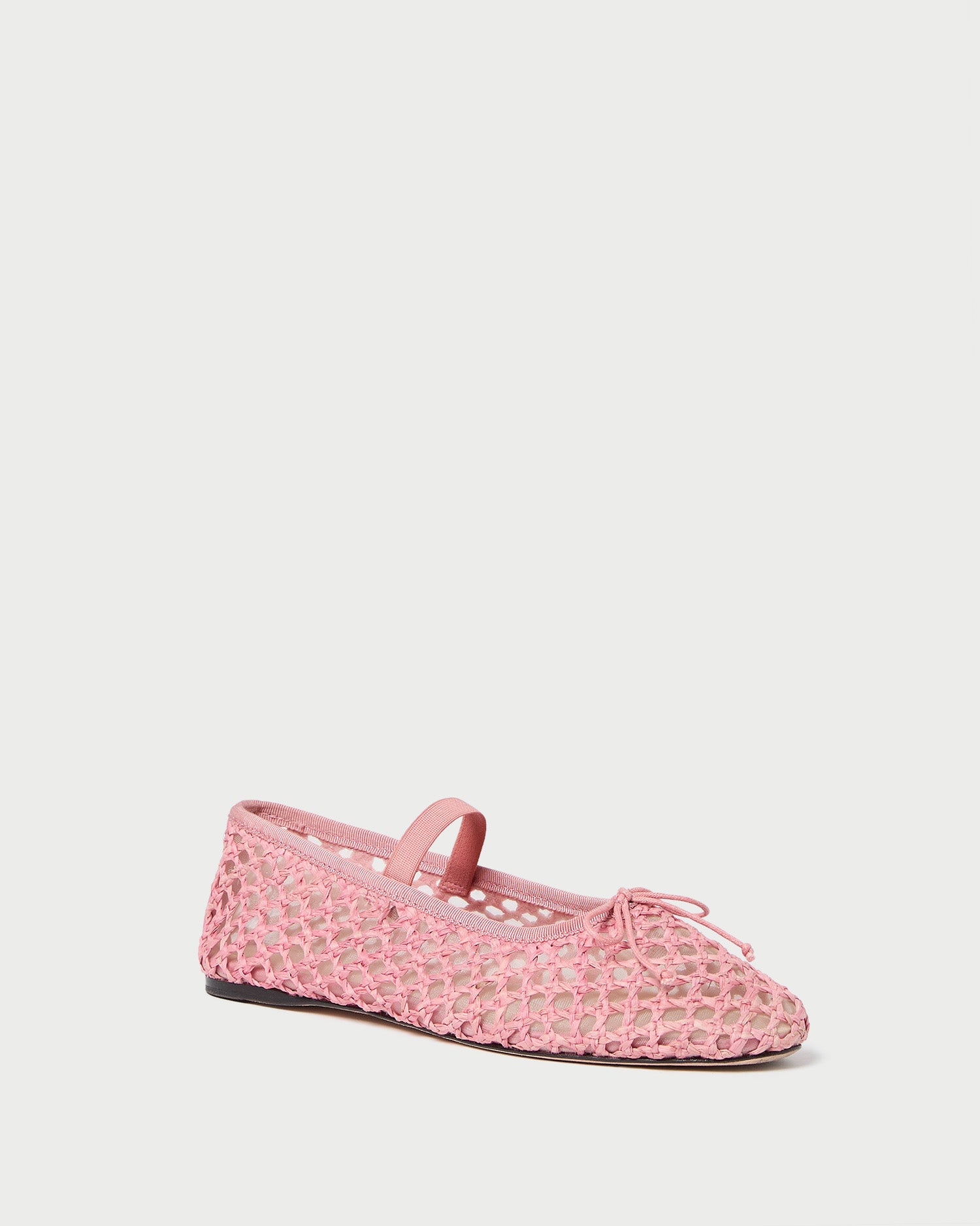 Leonie Pink Crochet Ballet Flat