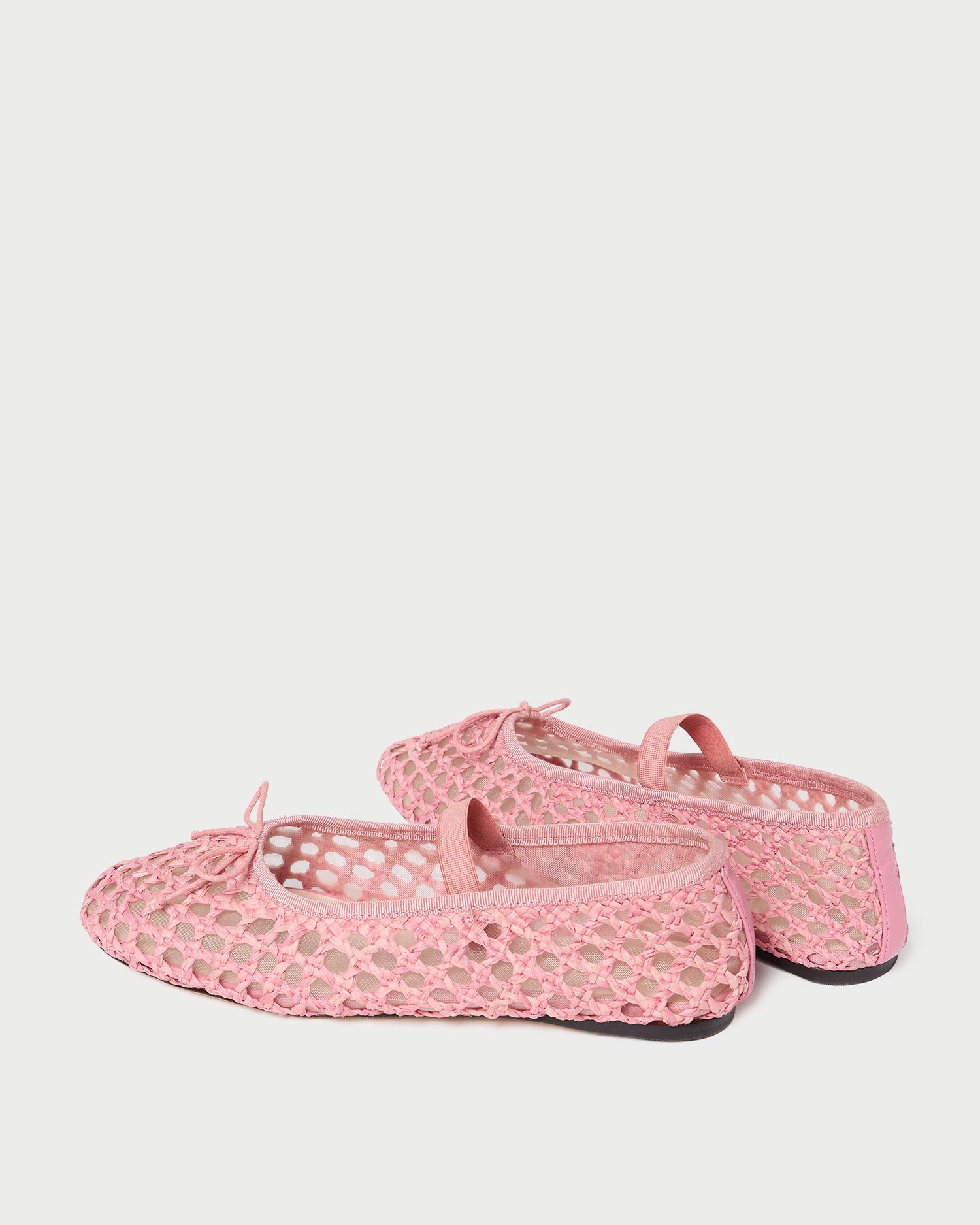 Leonie Pink Crochet Ballet Flat