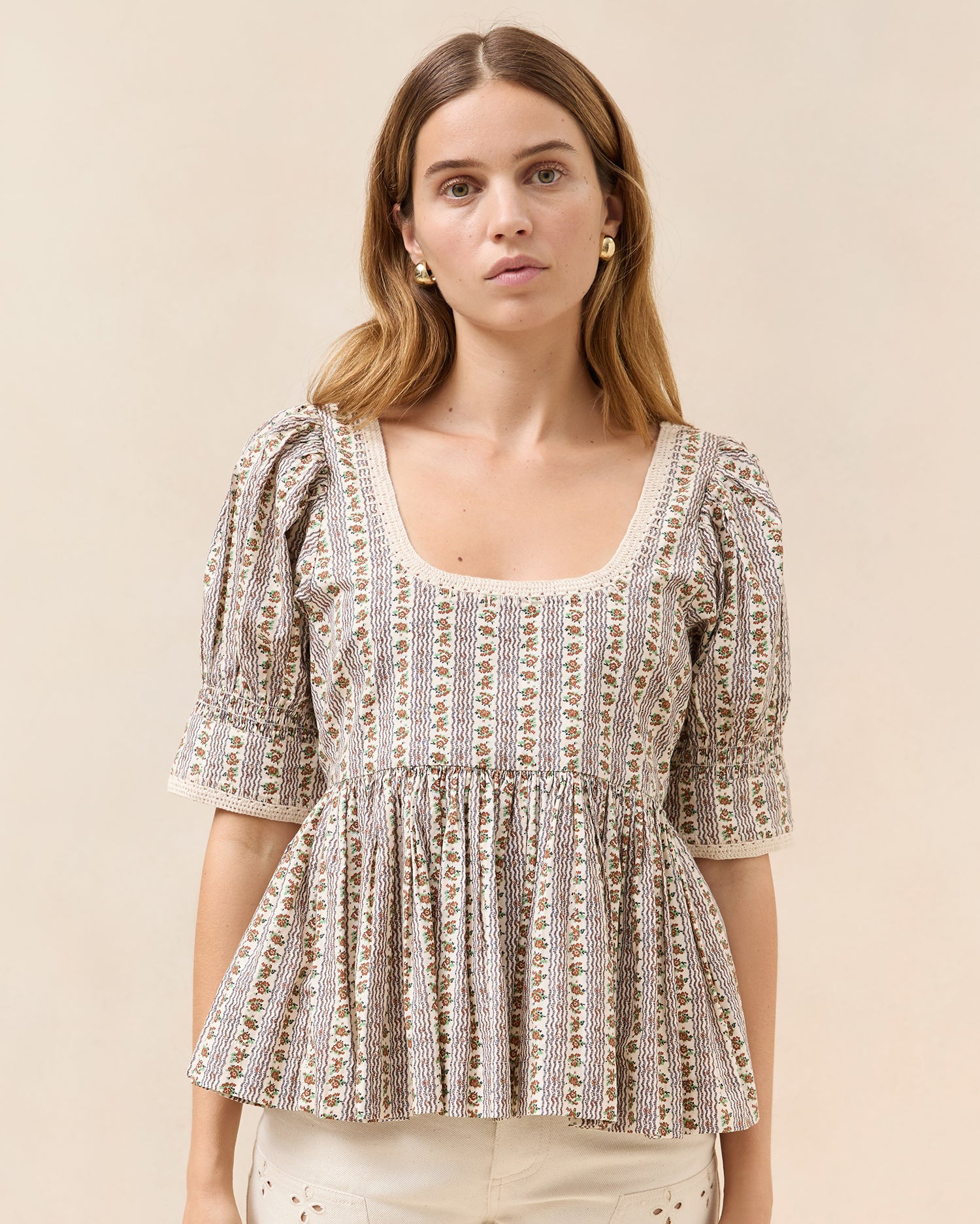 Milly Puff Sleeve Top