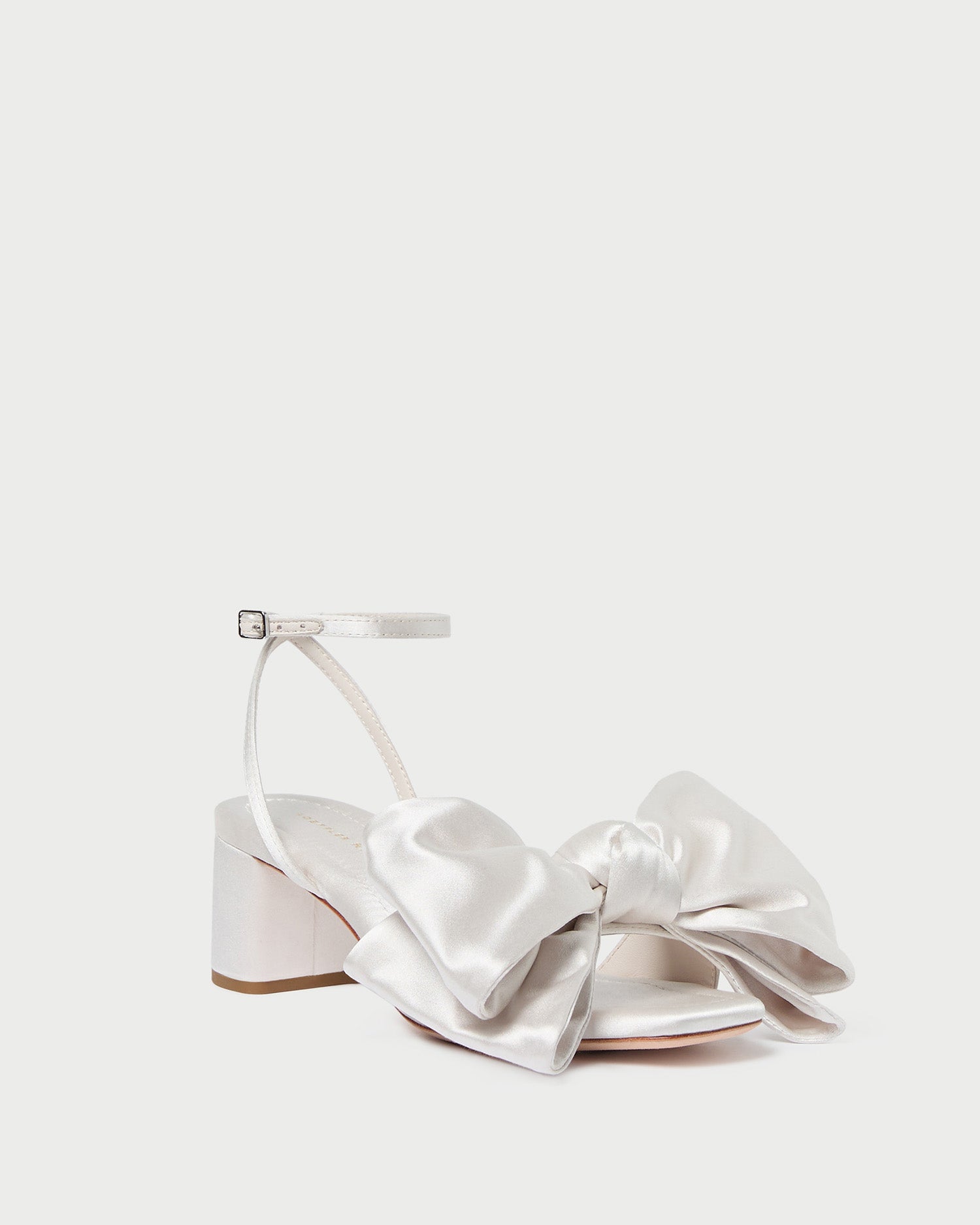 Carmen Cream Satin Bow Sandal