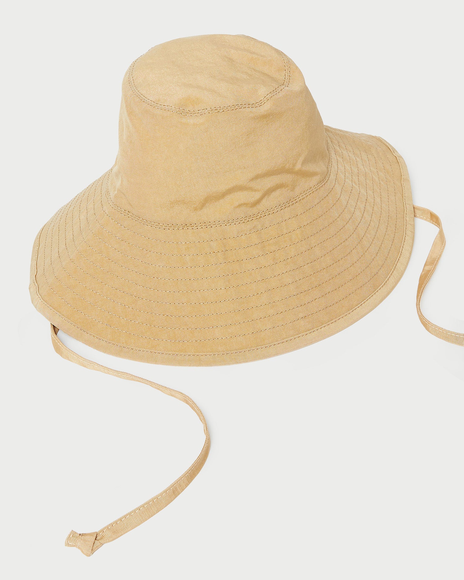 Hannah Parchment Nylon Bucket Hat