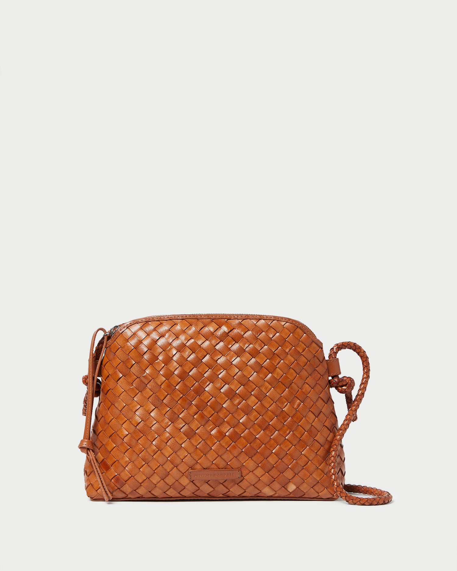 Mallory Timber Brown Woven Crossbody