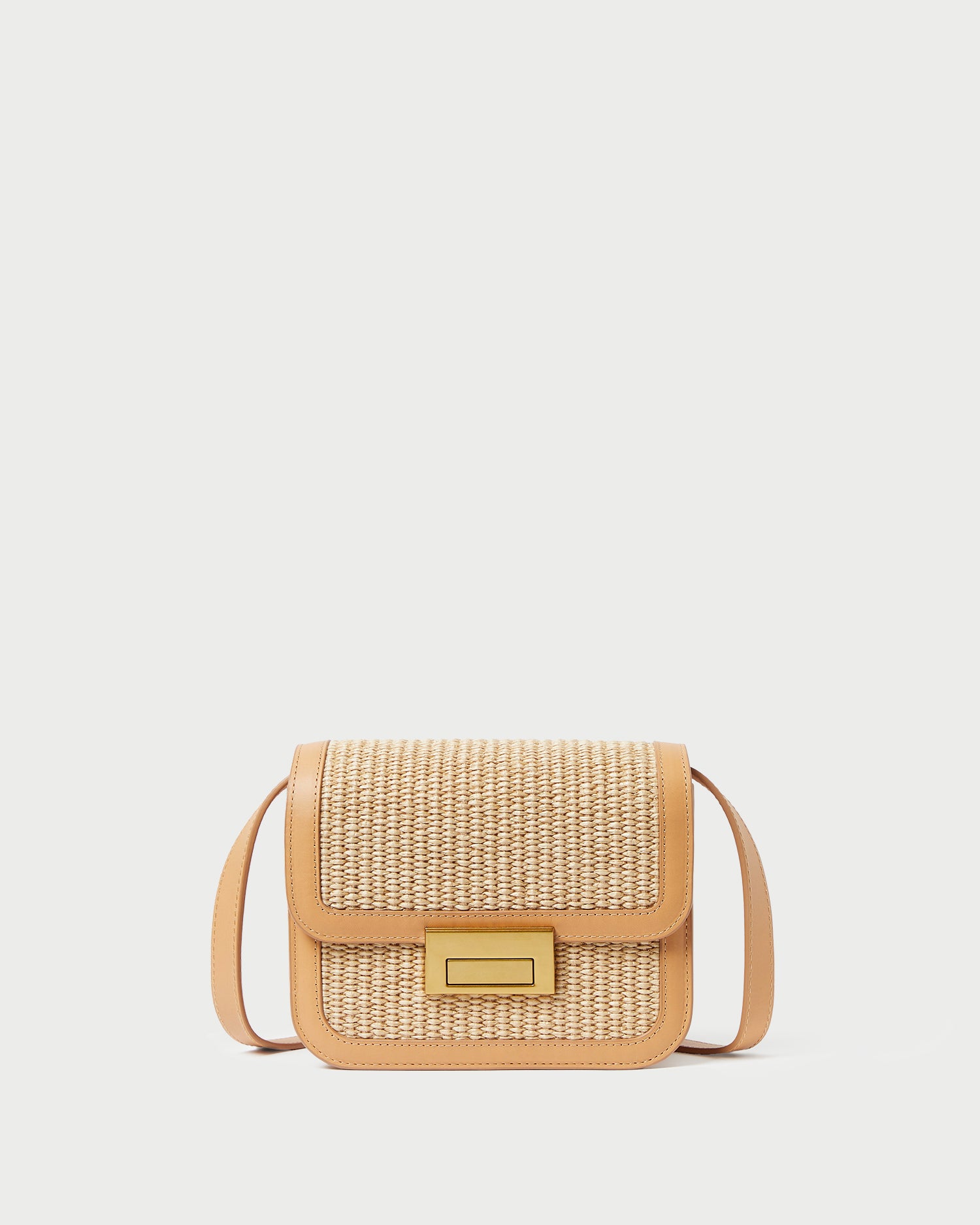 Desi Natural Straw Crossbody Bag