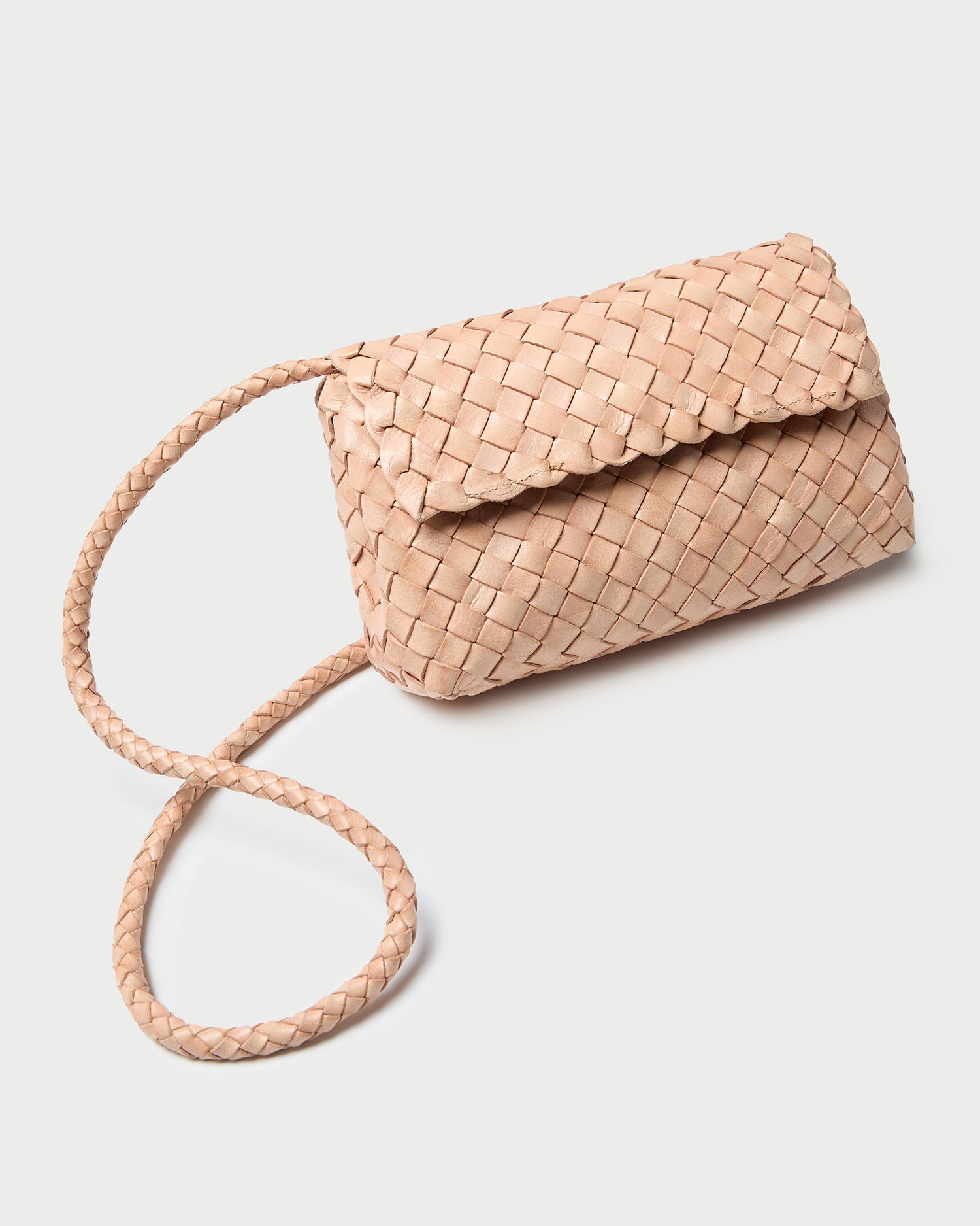 Vinnie Desert Sand Woven Crossbody