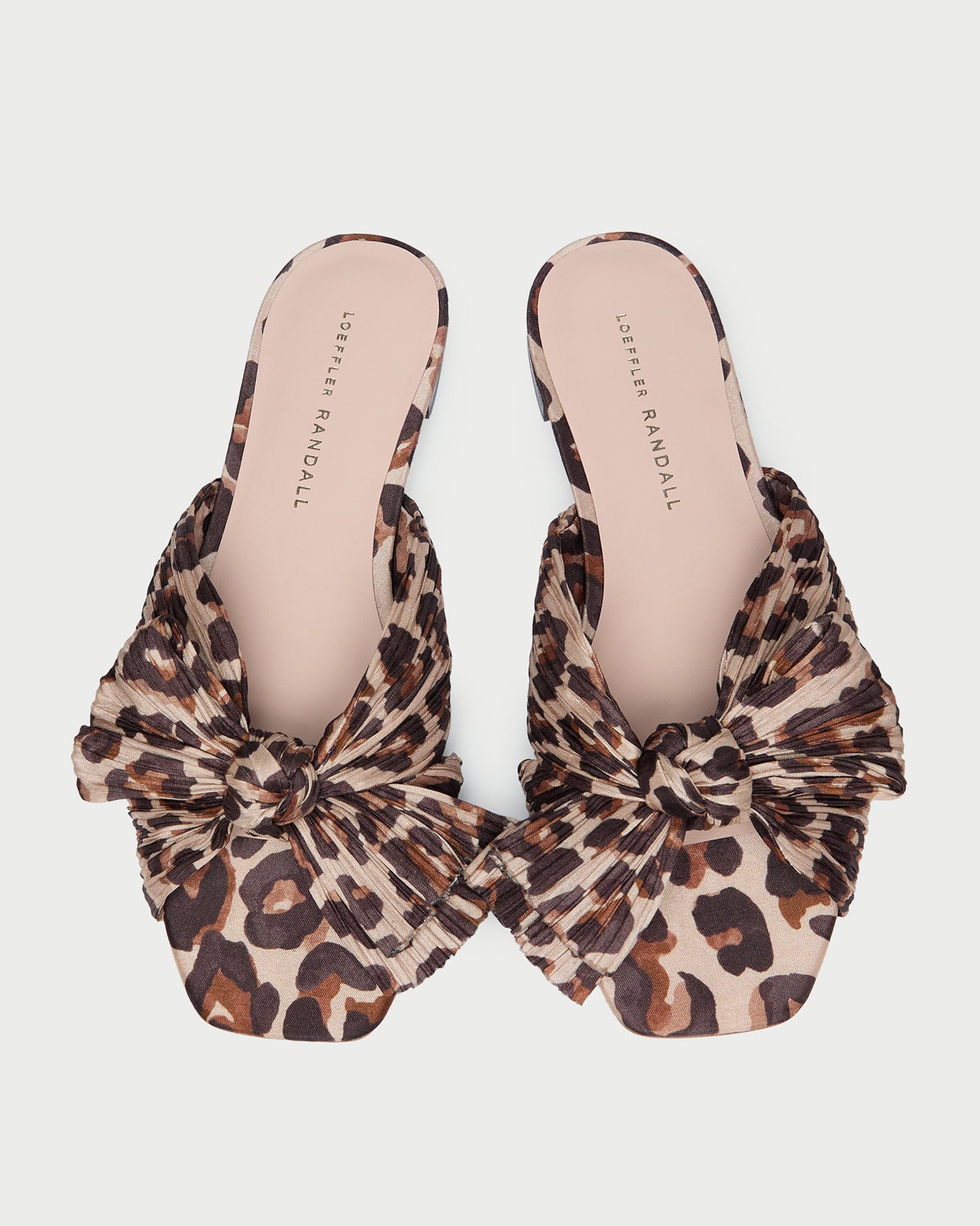 Daphne Leopard Bow Slide Sandal