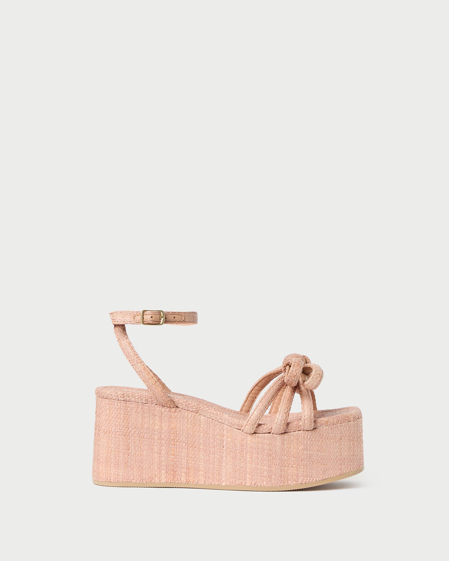 Hudson Blush Bow Platform Sandal