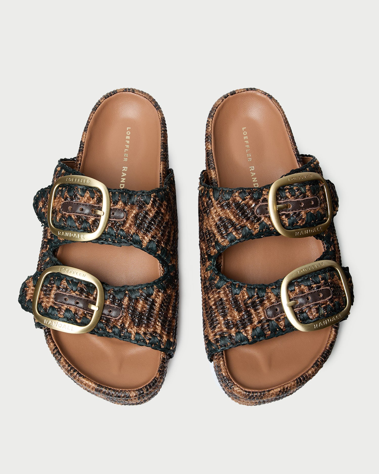 Theo Leopard Two-Band Sandal