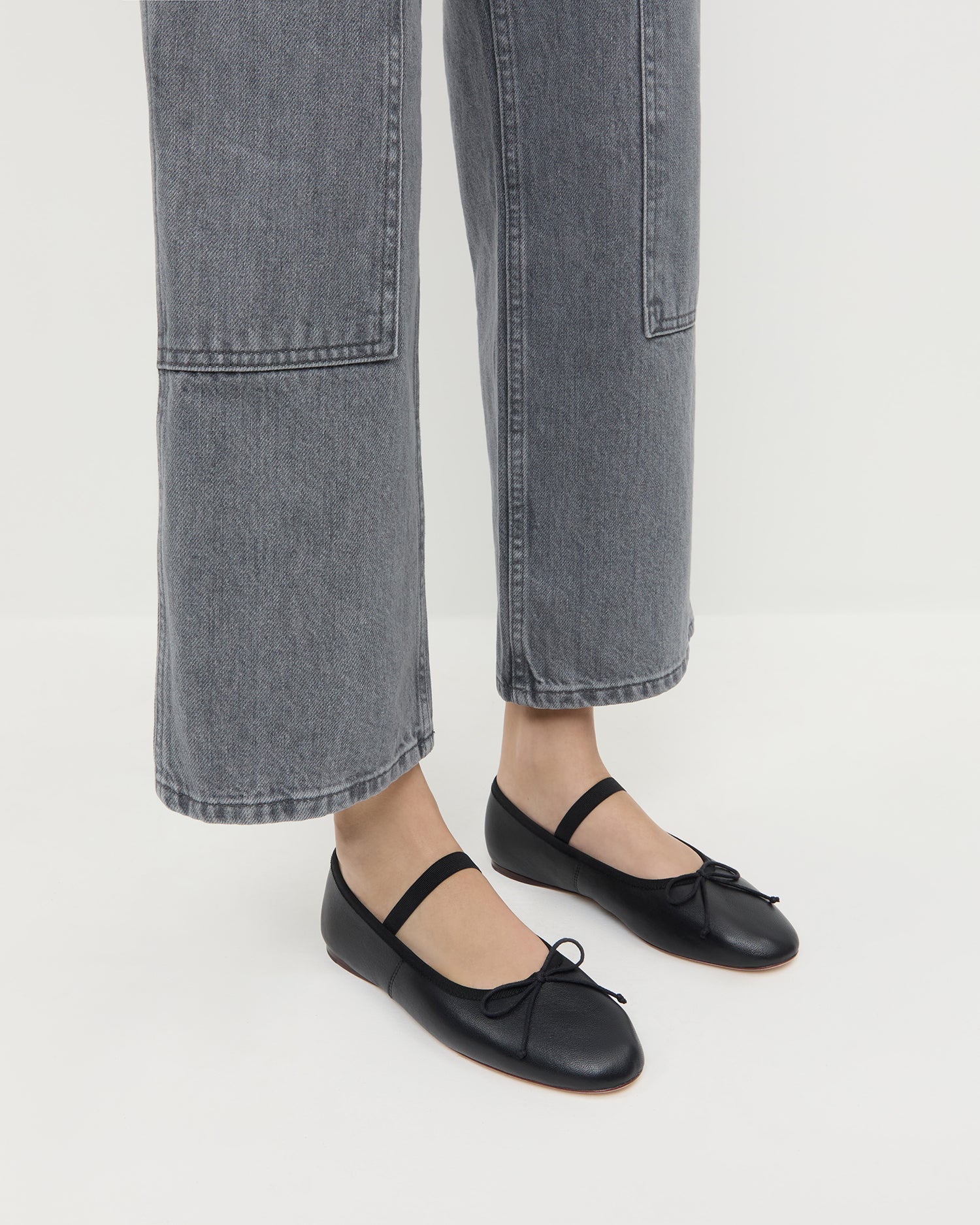 Leonie Black Ballet Flat
