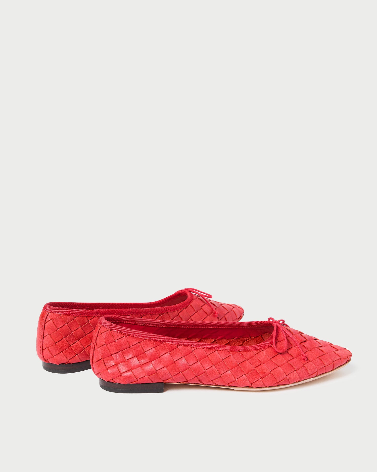 Landry Red Woven Ballet Flat