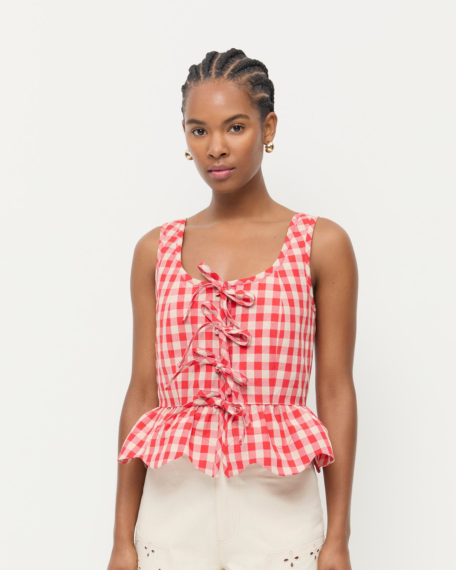 Pilar Tie-Front Top