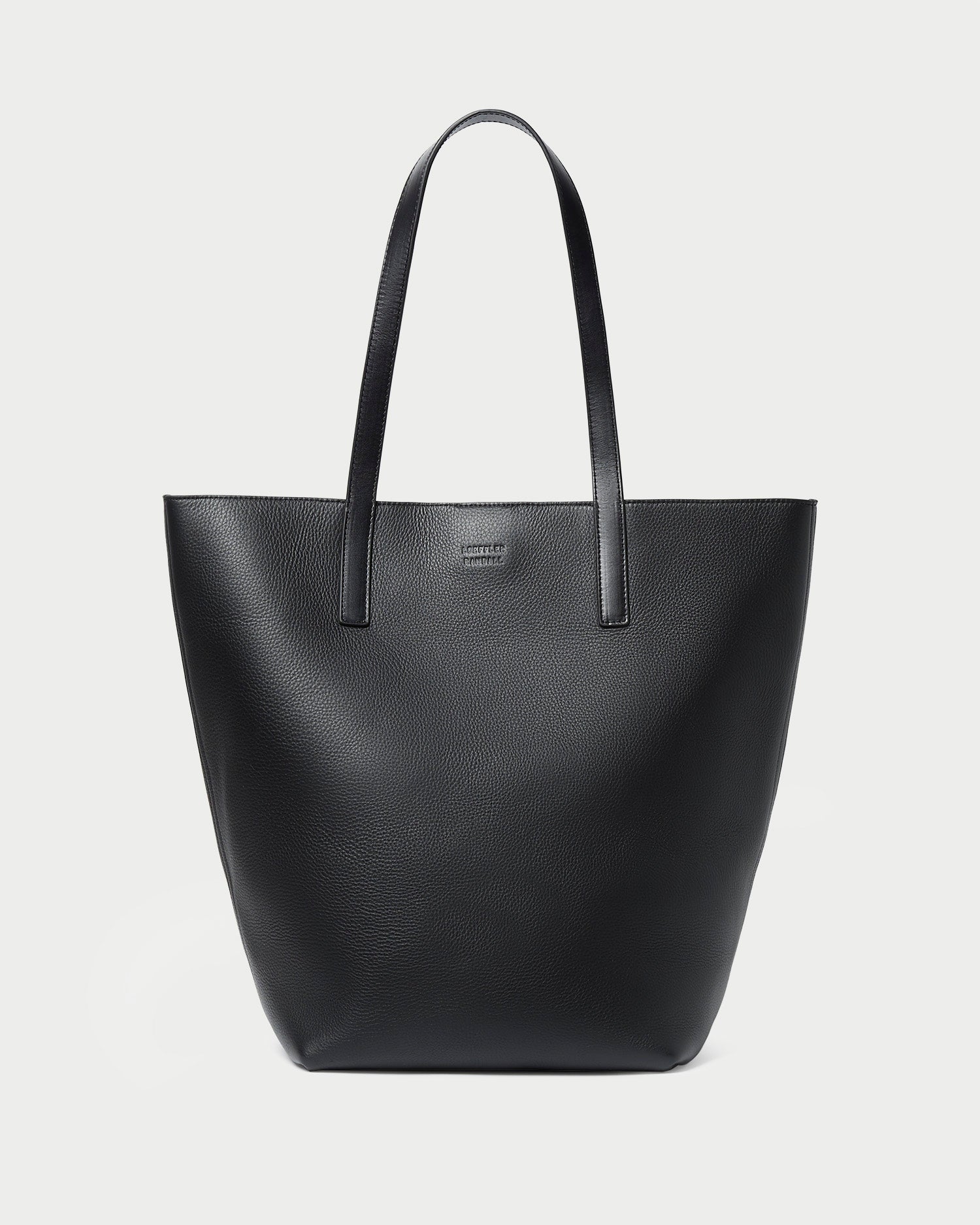Walker Black Pebbled Leather Tote