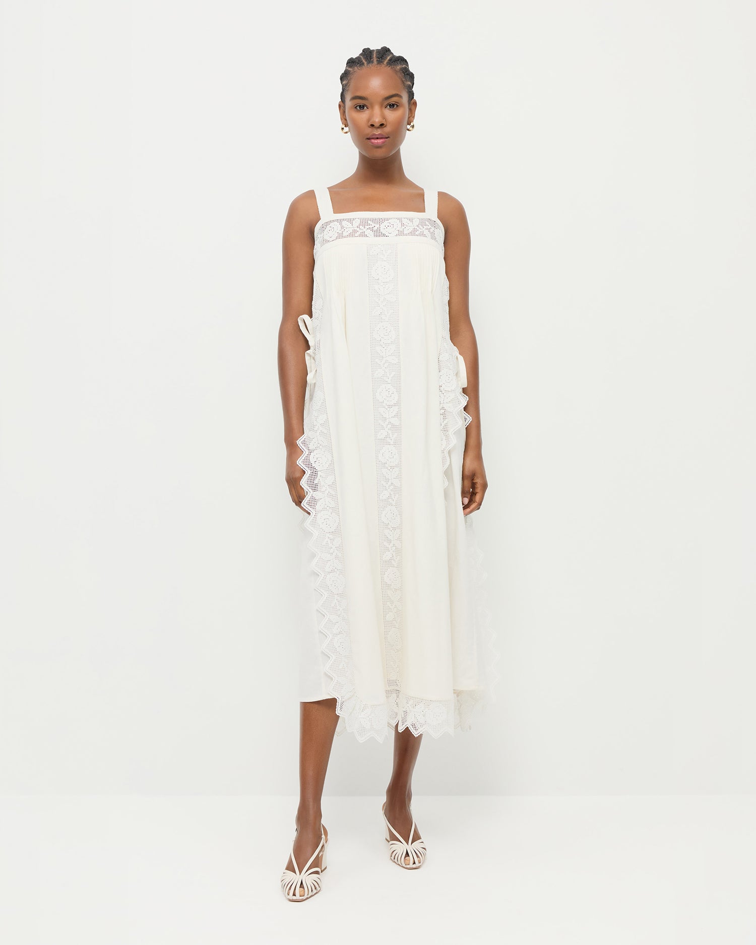 Poppy Lace Trim Dress
