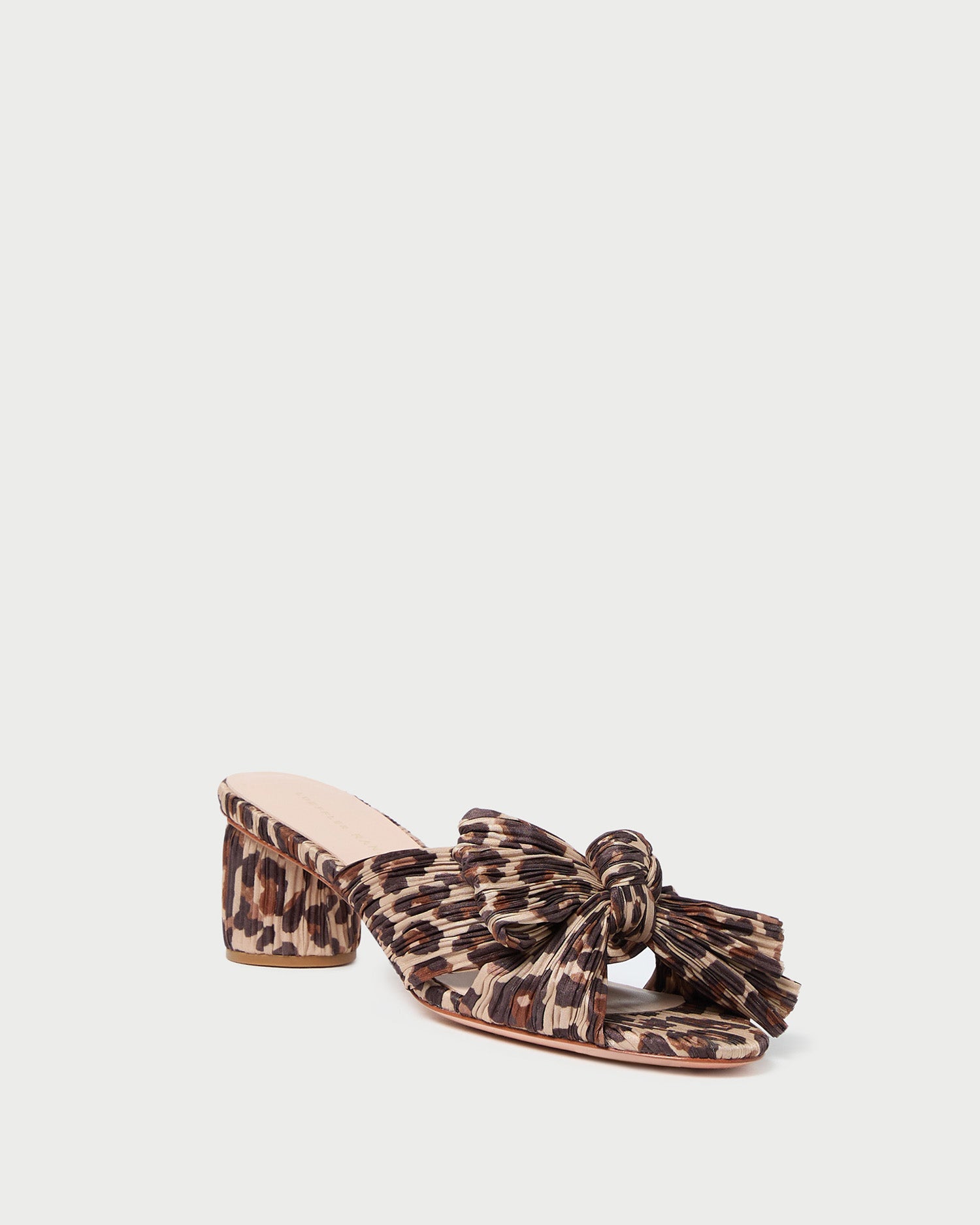 Emilia Pleated Bow Sandal