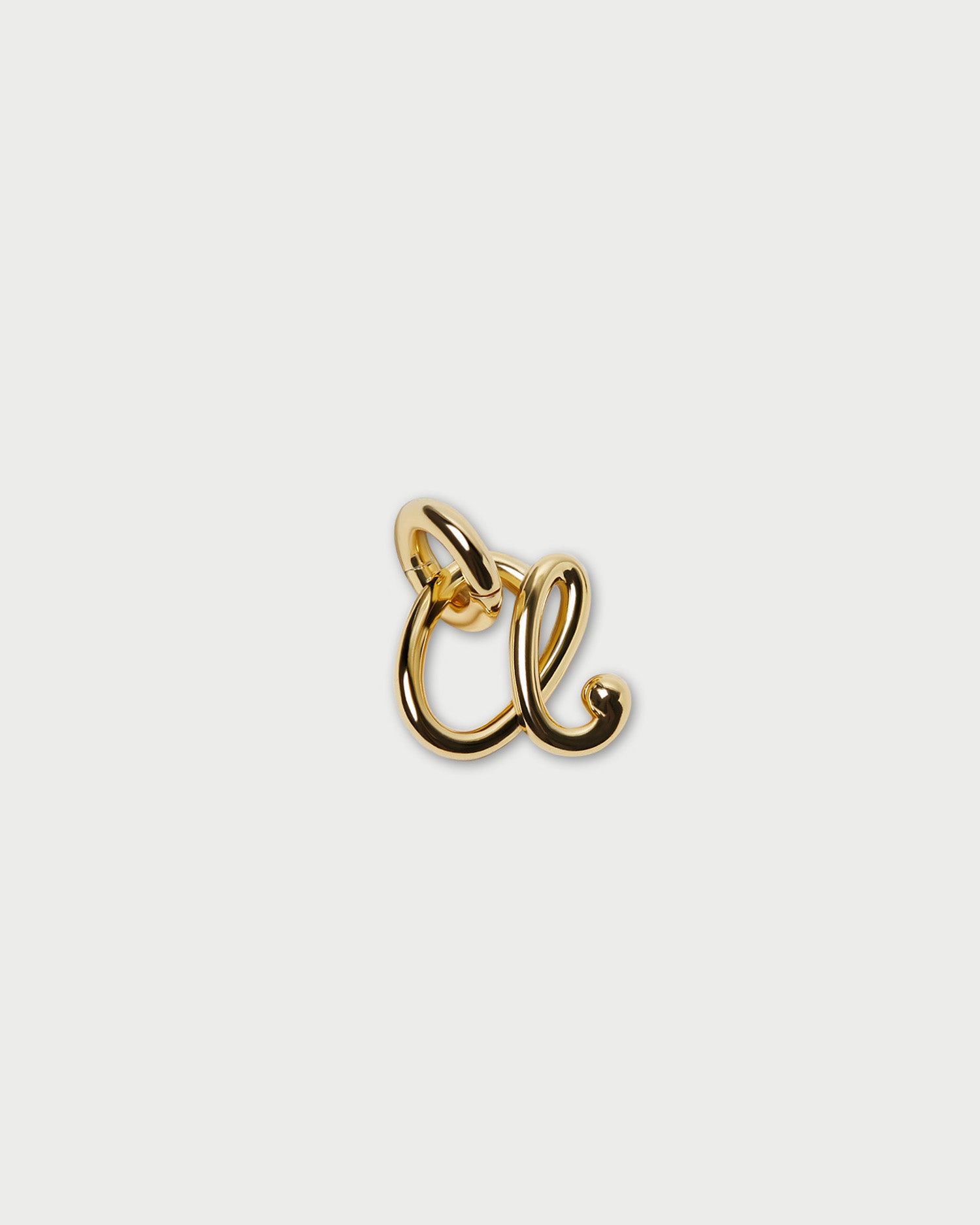 Small Gold Letter "A" Charm