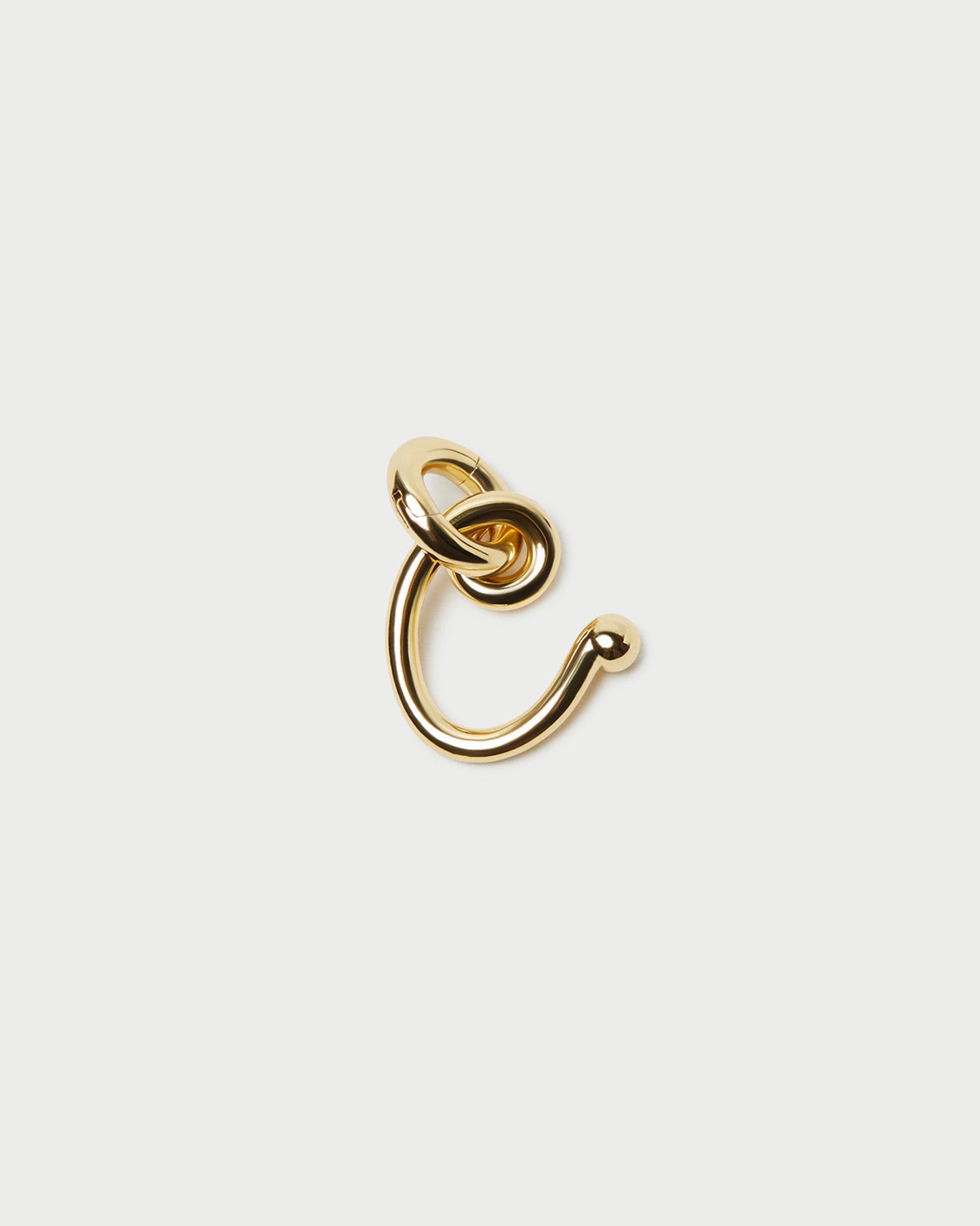 Small Gold Letter "C" Charm