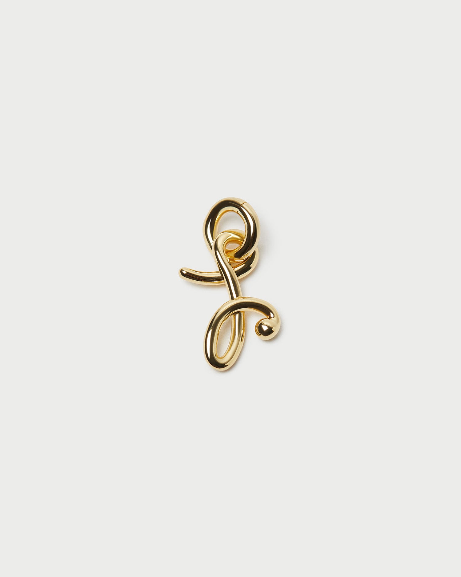 Small Gold Letter "J" Charm