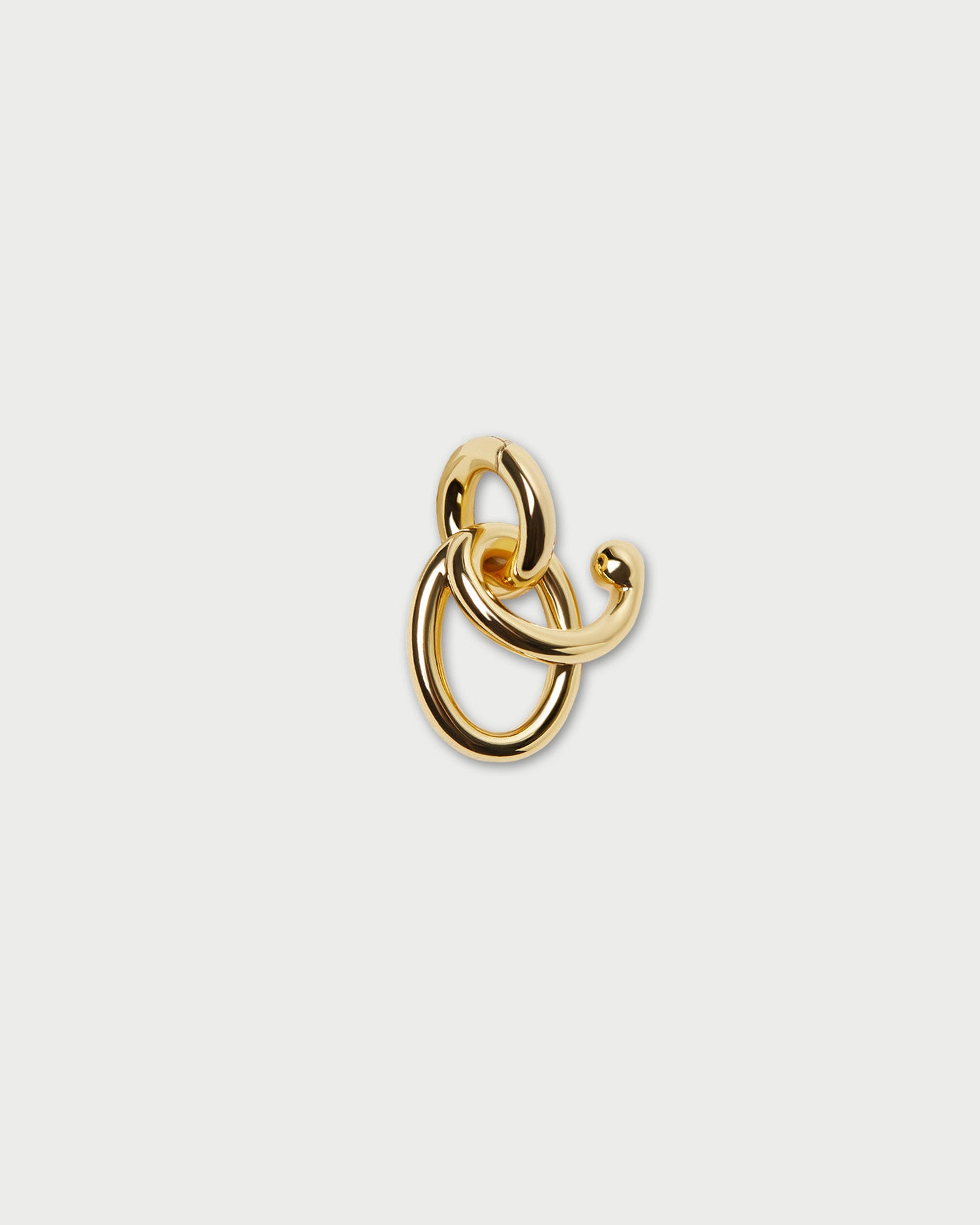 Small Gold Letter "O" Charm