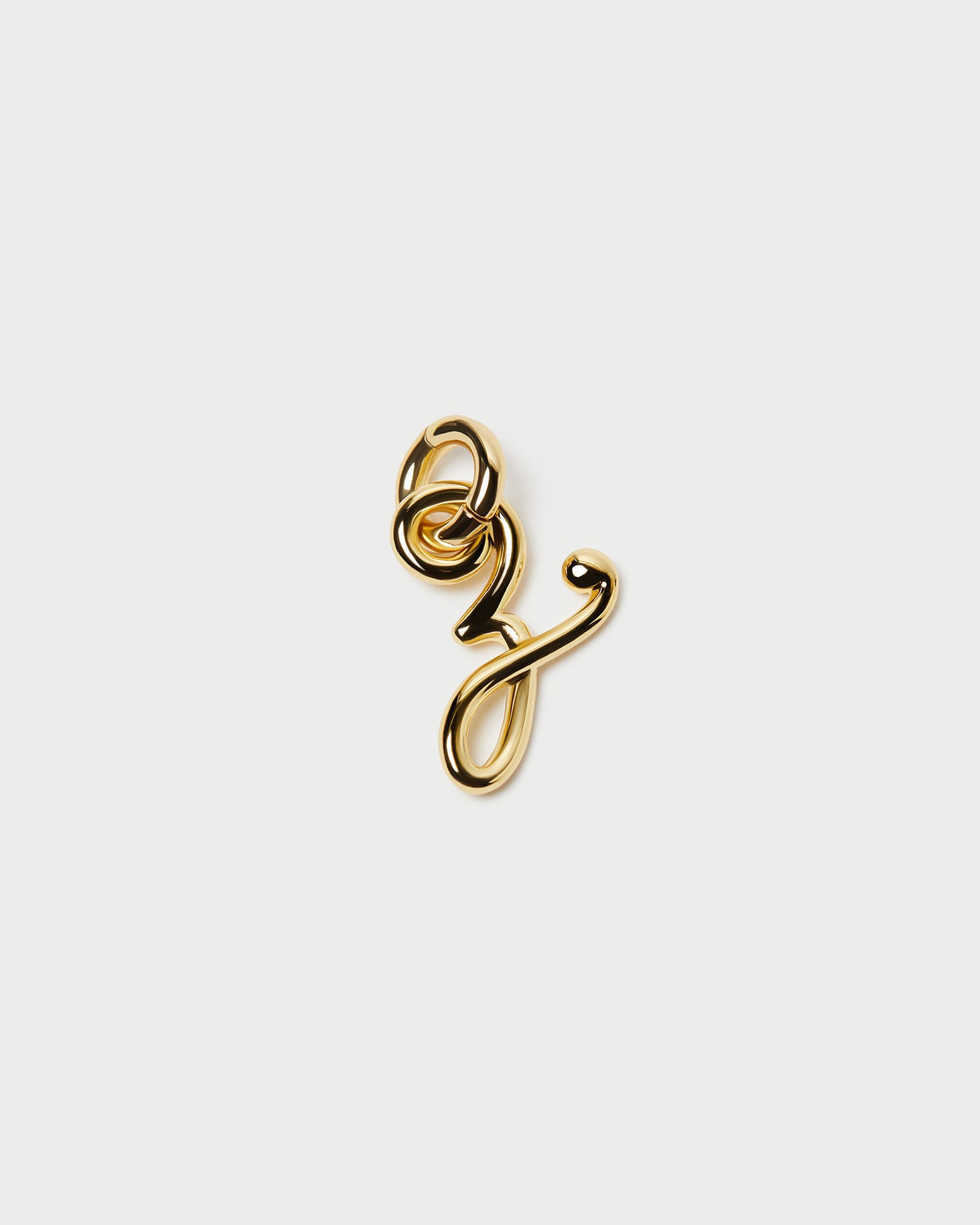 Small Gold Letter "Z" Charm