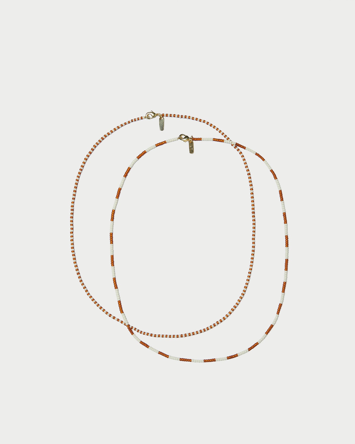 Soo Amber/Cream Necklace Set