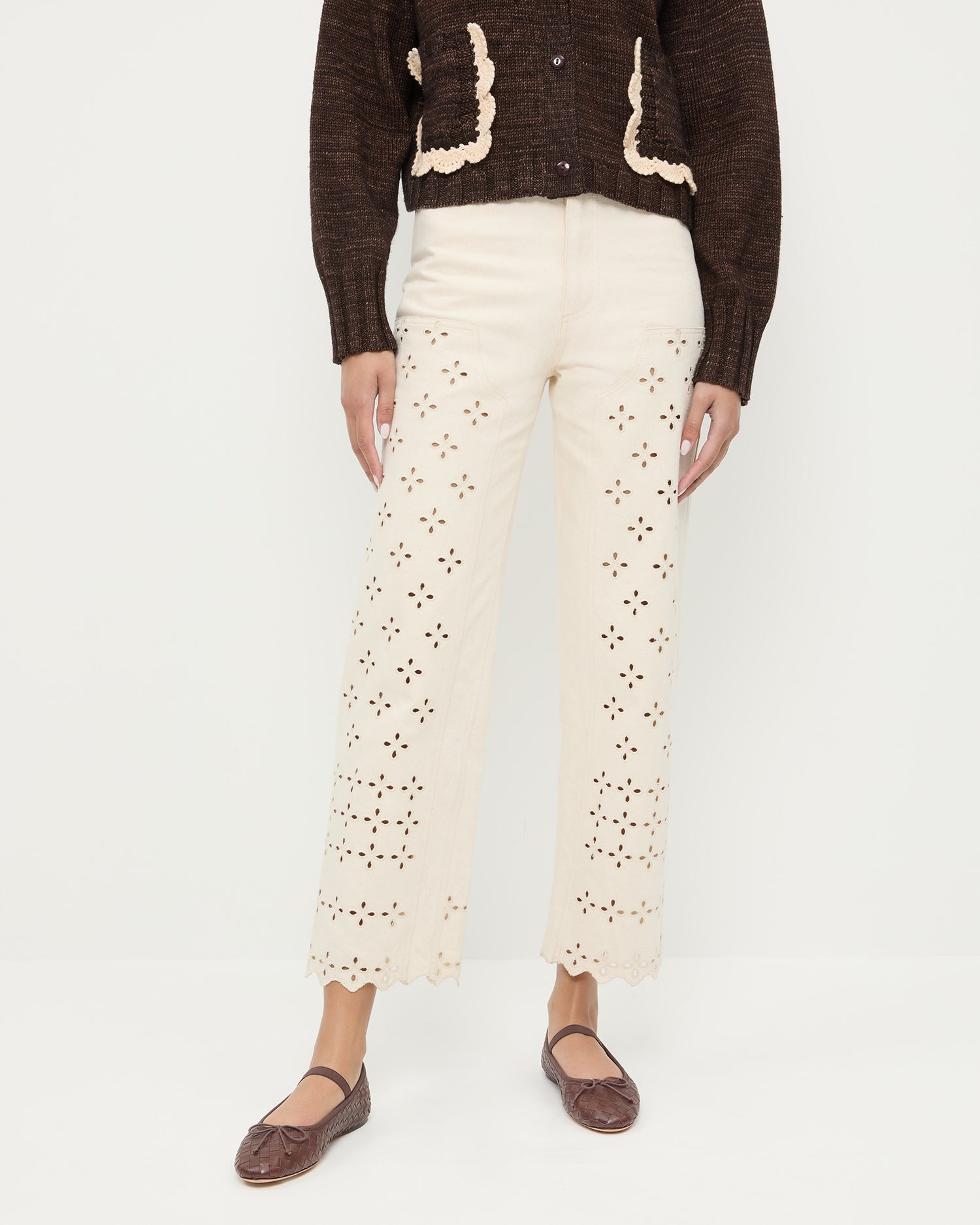 Demi Embroidered Pant