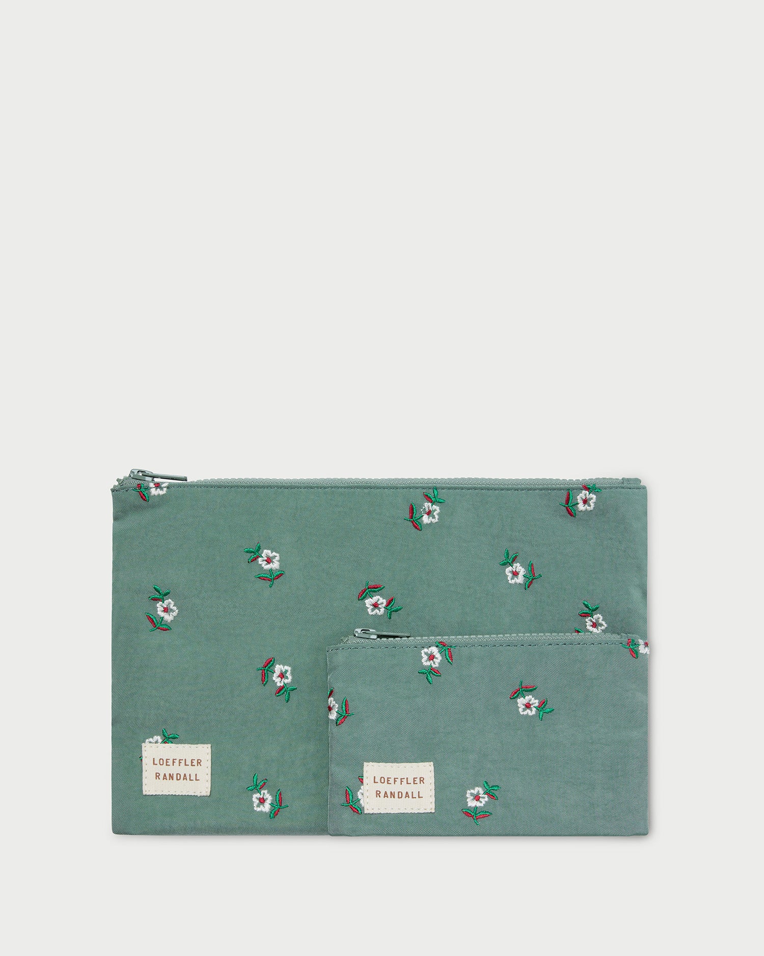 Tracy Sage Floral Pouch Set