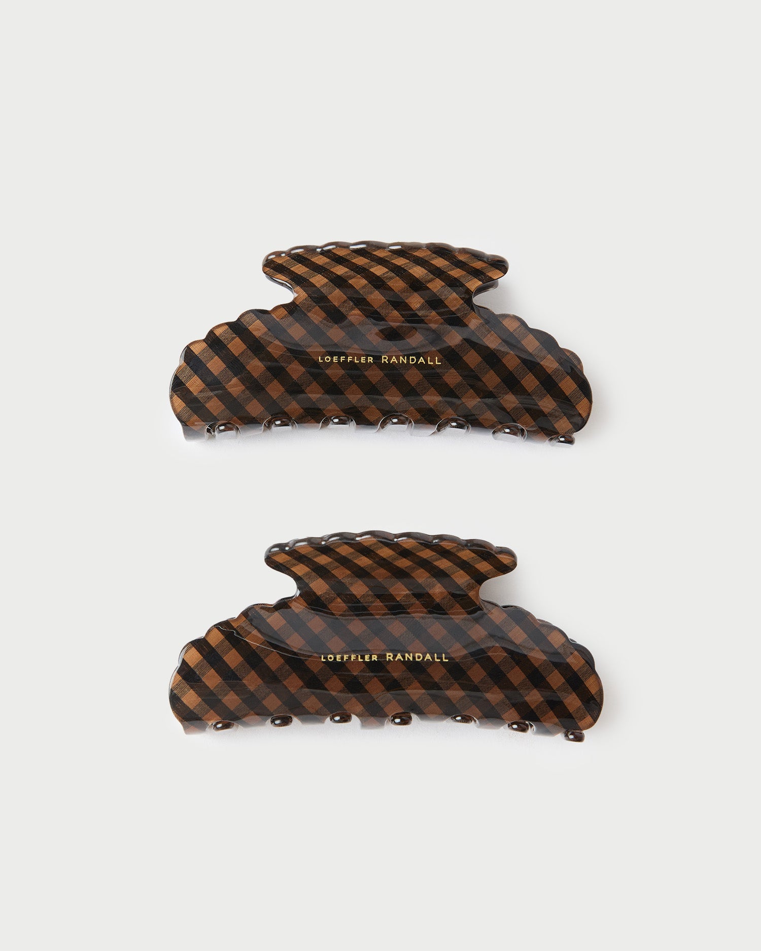 Yuri Brown/Black Hair Clip Set