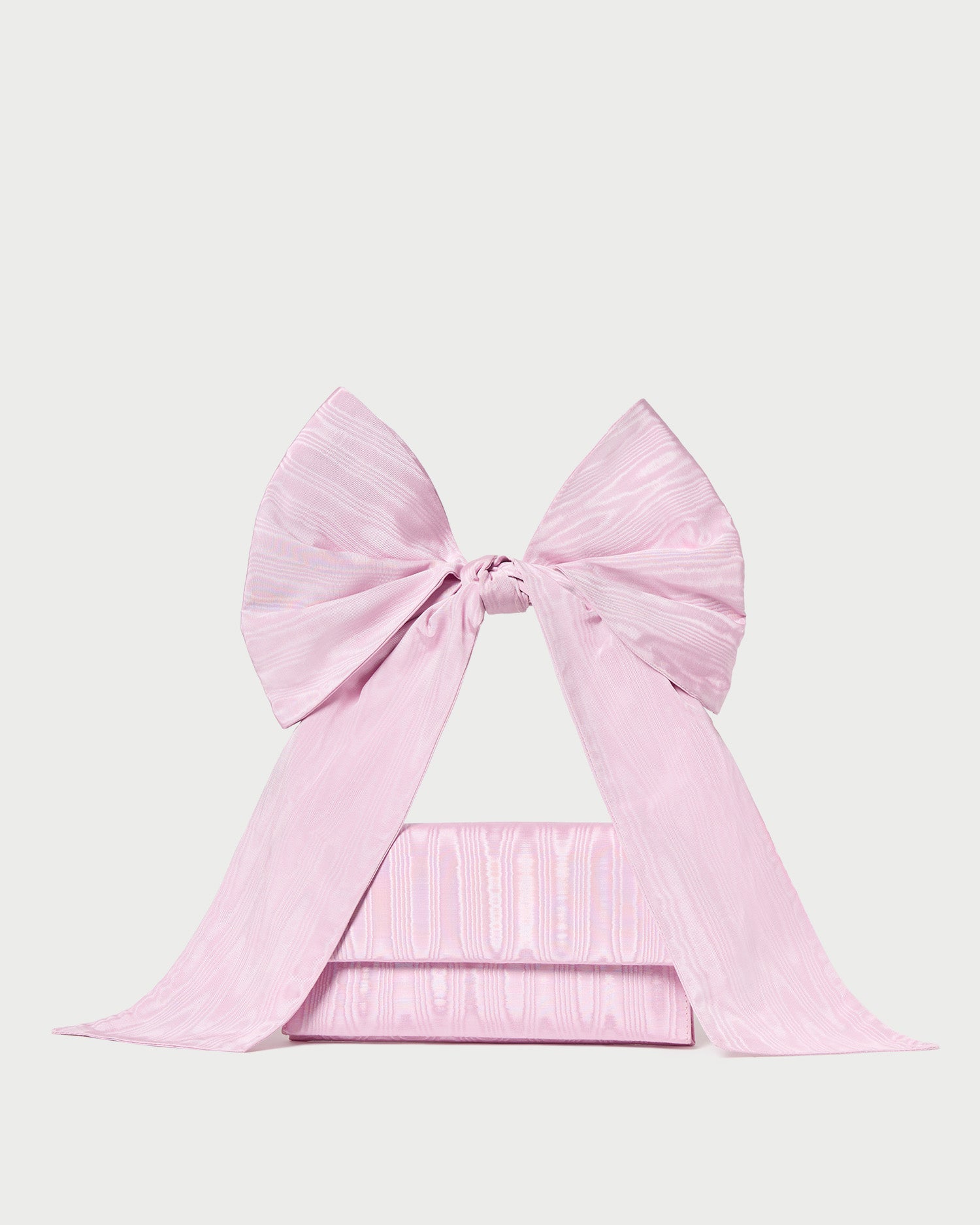 Ramona Pink Moiré Bow Bag