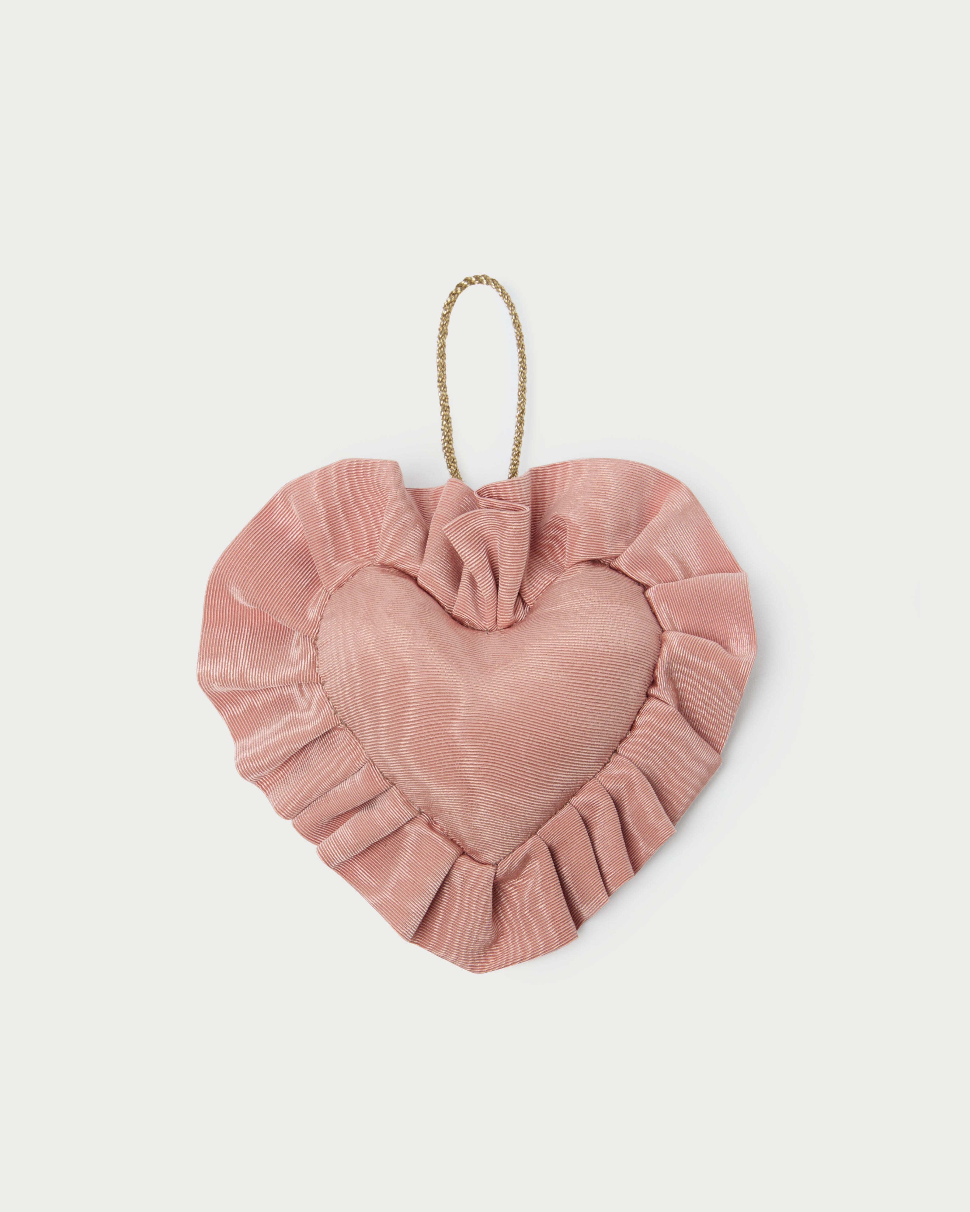LR x Tara Roma Blush Ruffle Heart Ornament