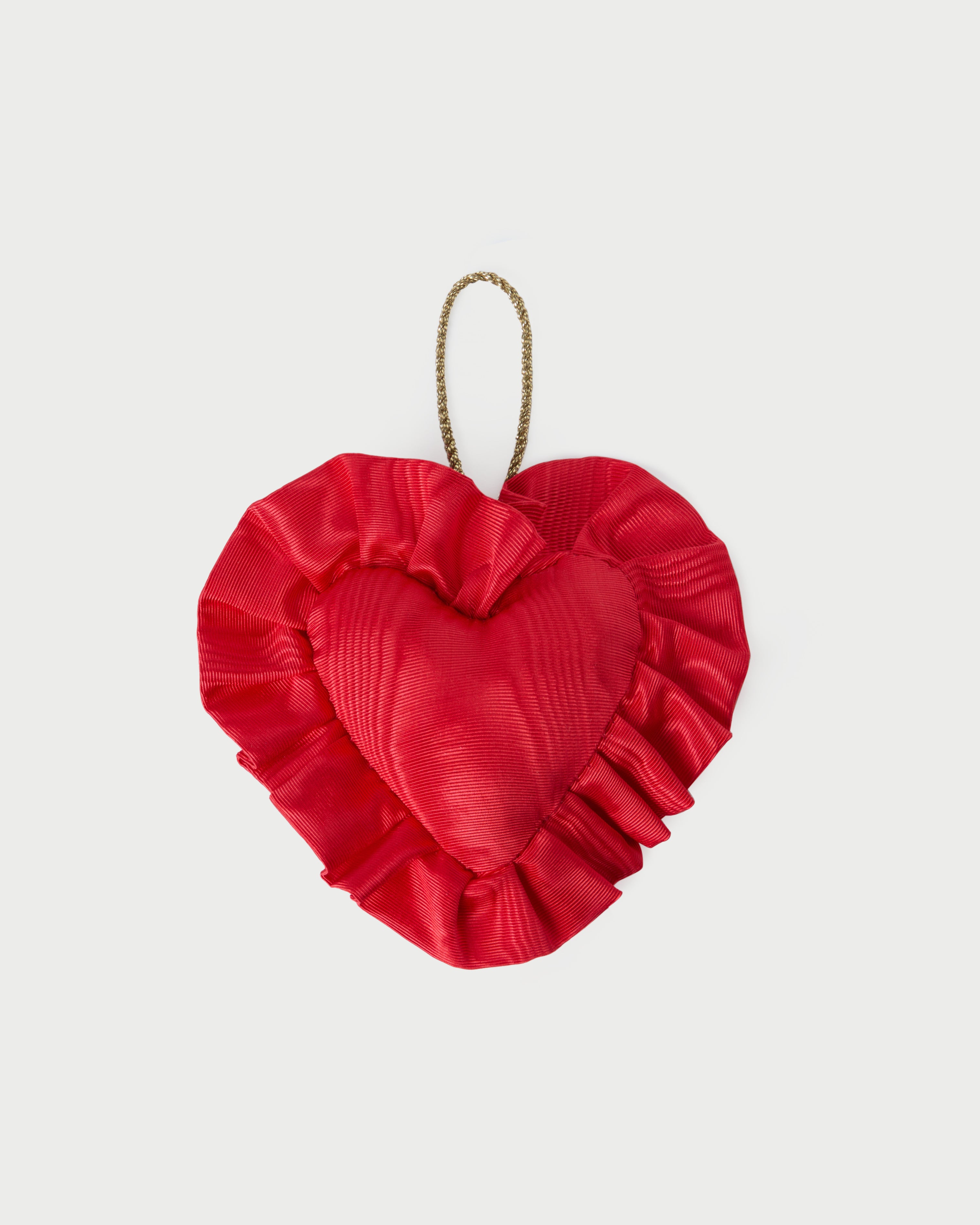LR x Tara Roma Red Ruffle Heart Ornament