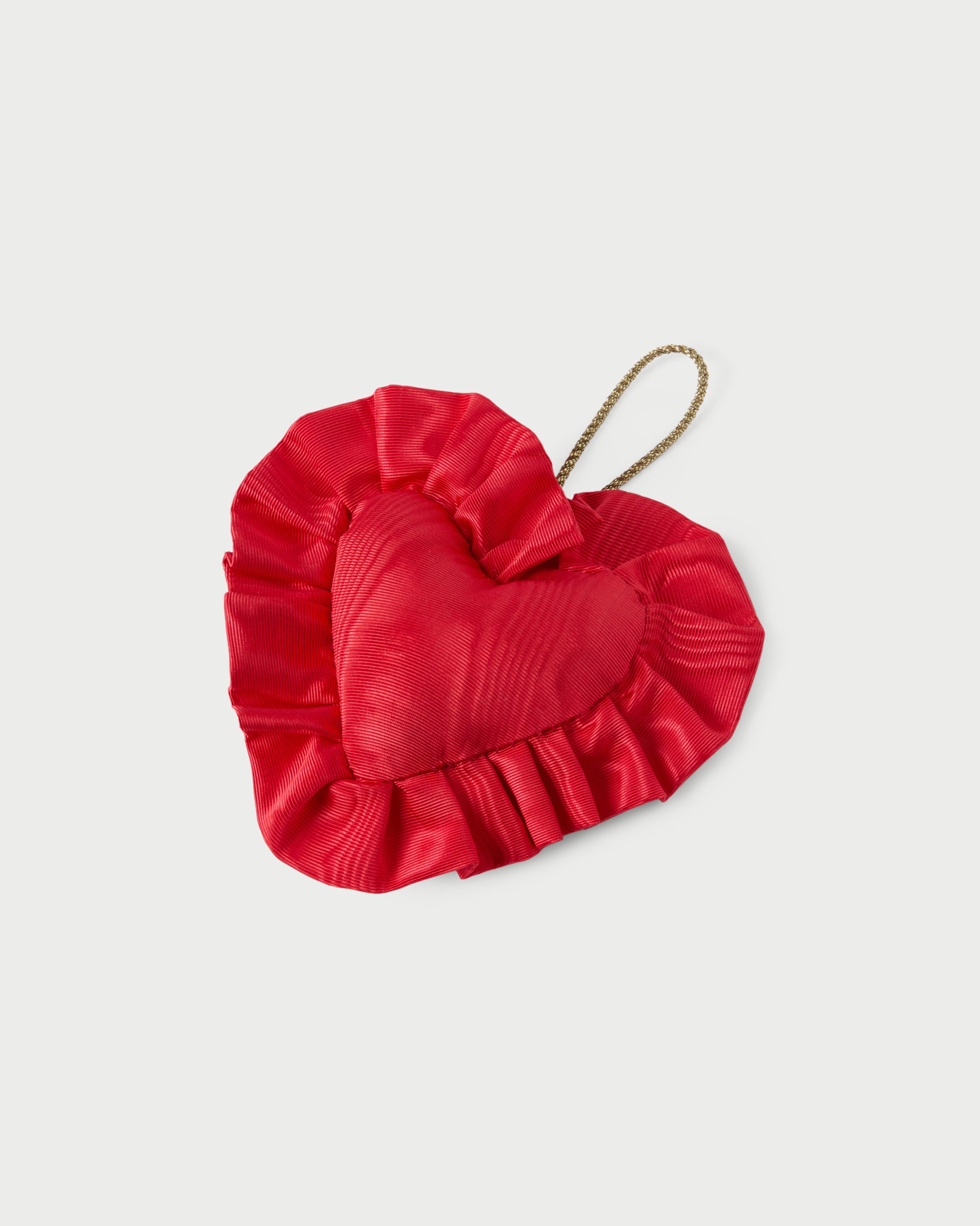 LR x Tara Roma Red Ruffle Heart Ornament