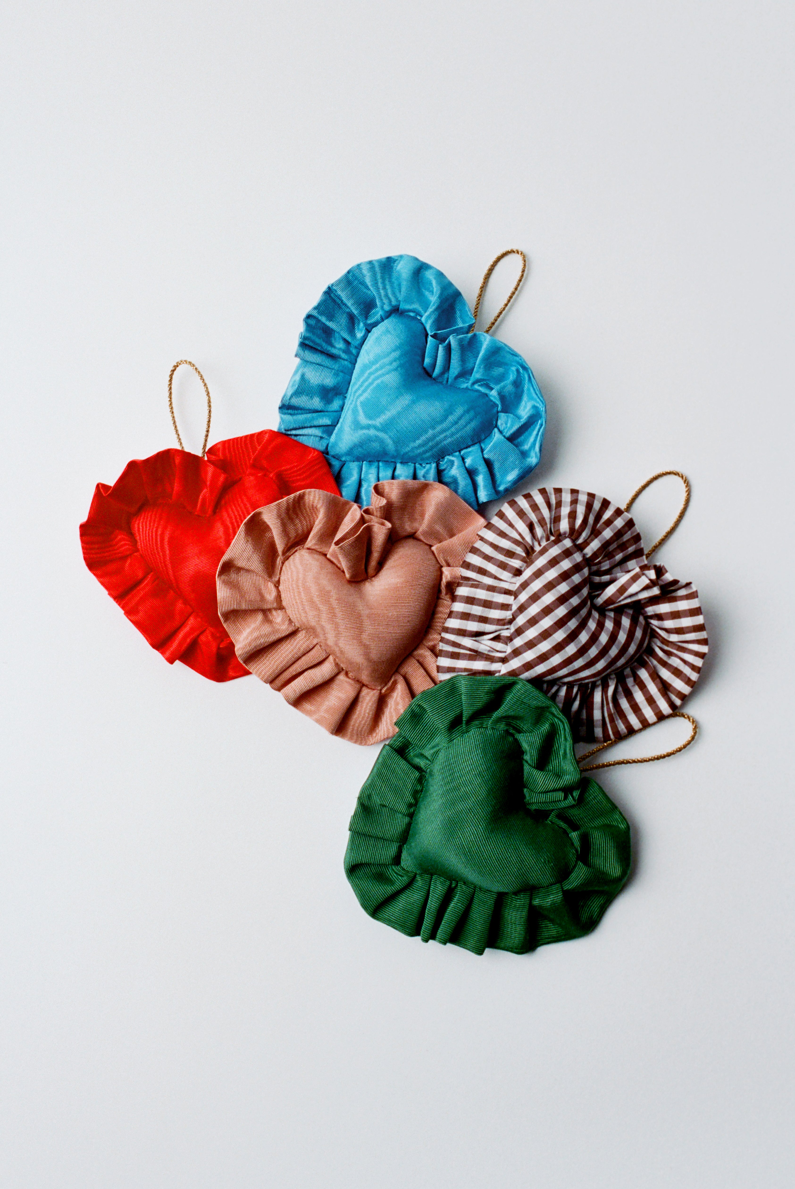 LR x Tara Roma Red Ruffle Heart Ornament