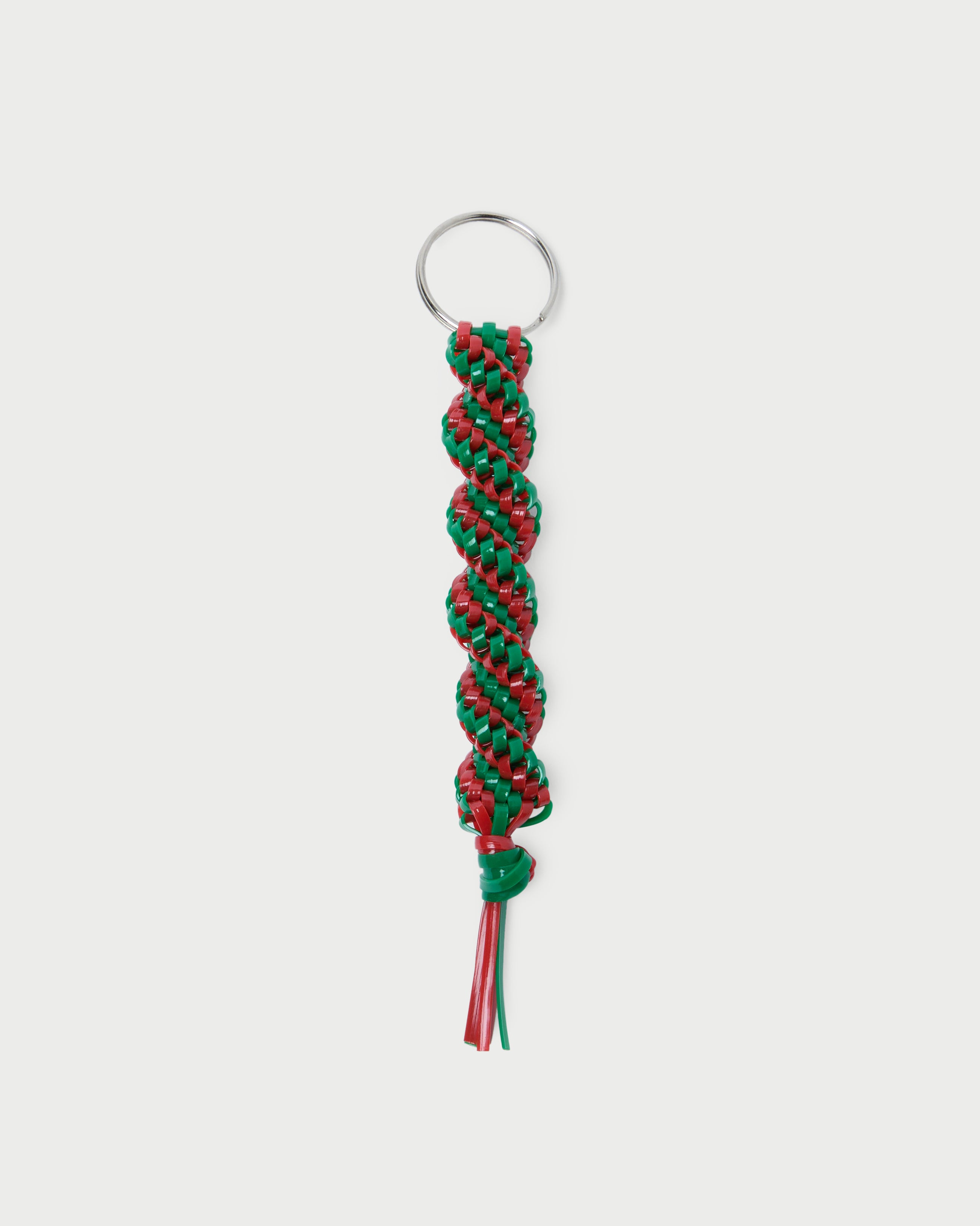 Twisted Red/Green Keychain
