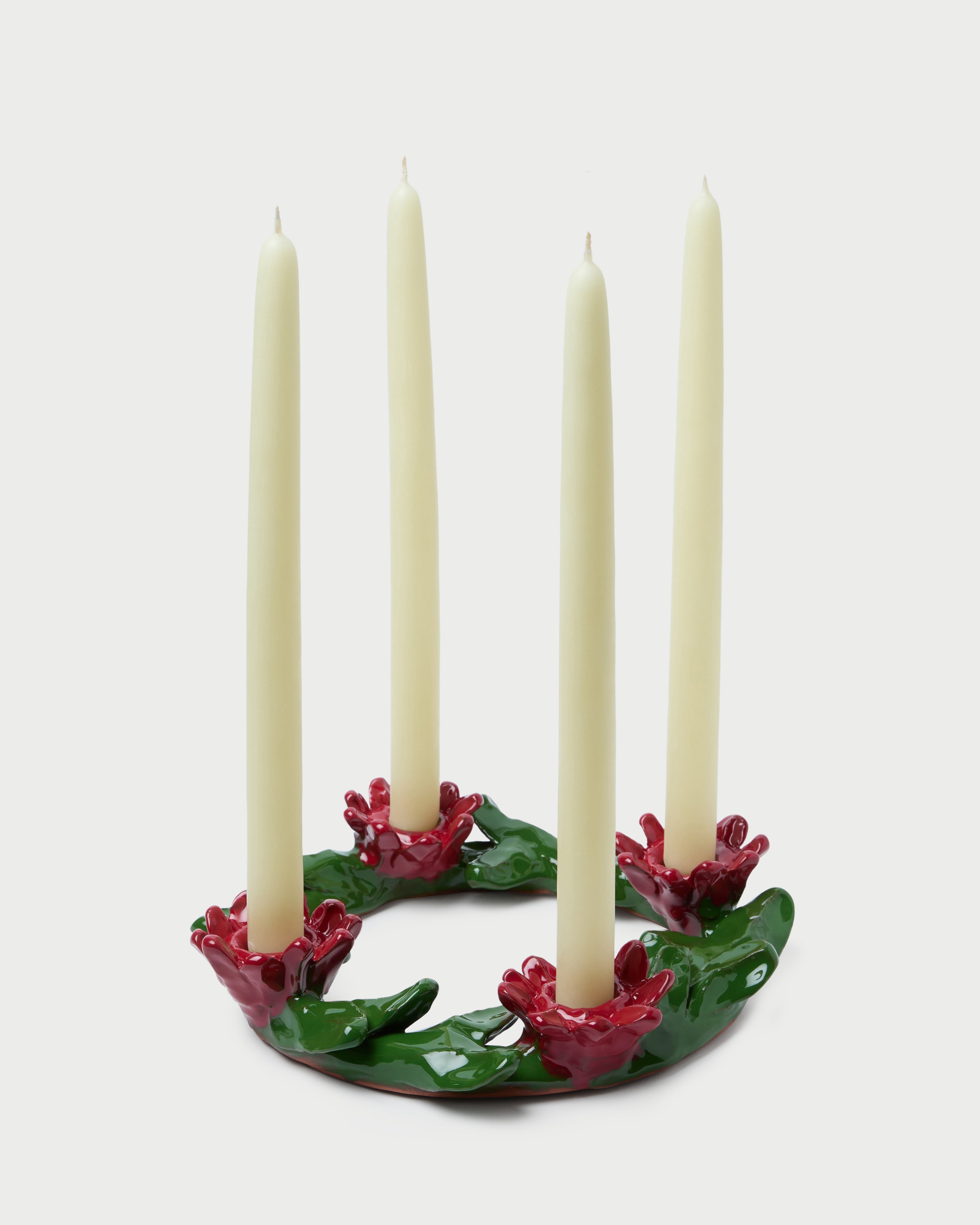 LR x Sean Gerstley Red Ceramic Wreath