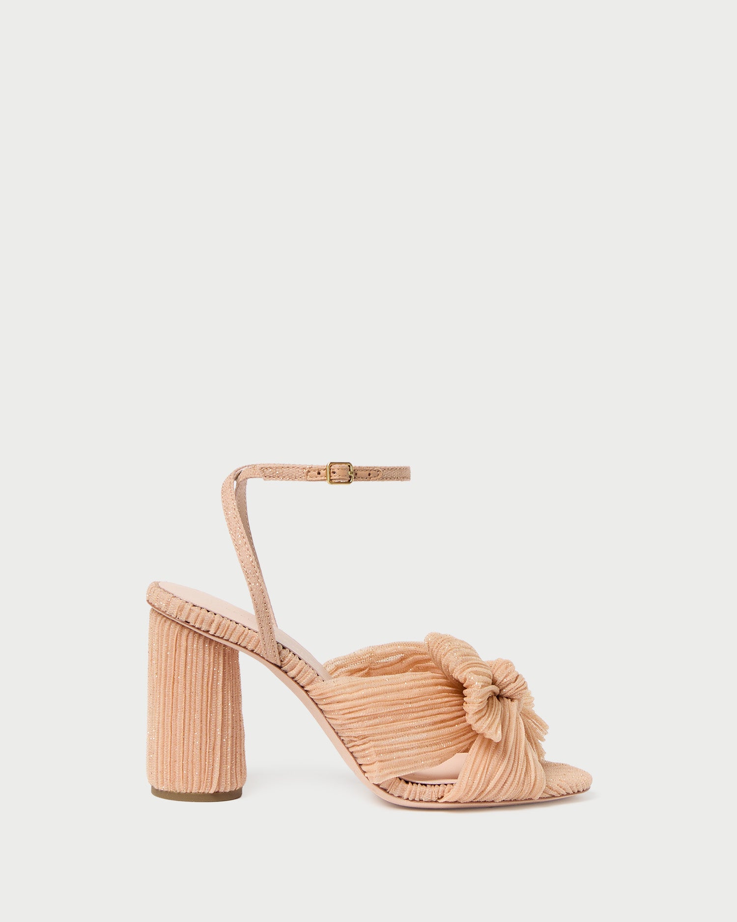 Camellia Glitter Beauty Bow Heel