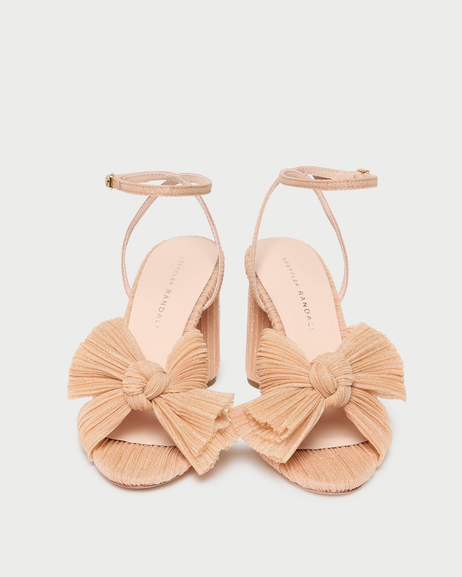 Camellia Glitter Beauty Bow Heel