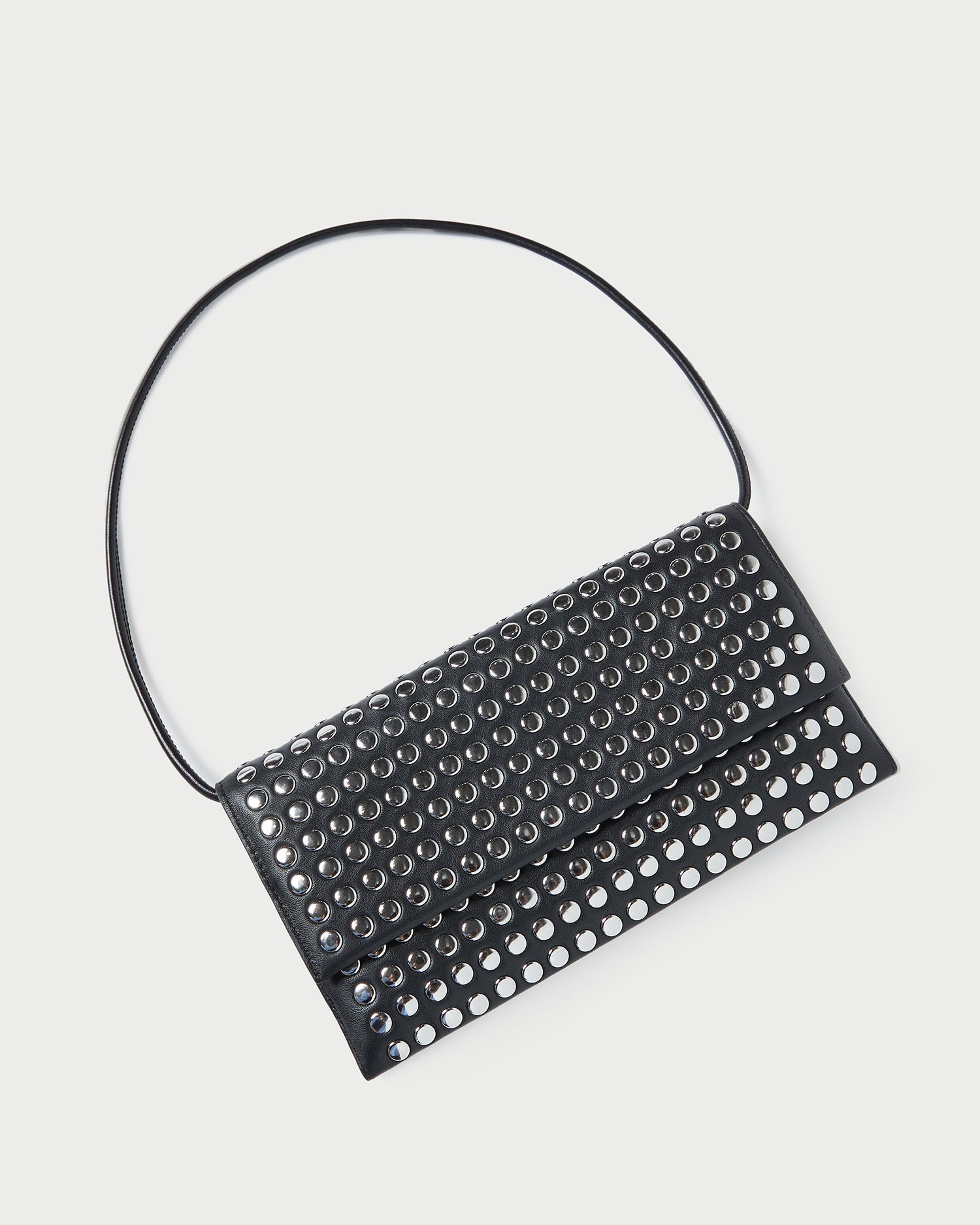 Charlee Black/Silver Shoulder Bag