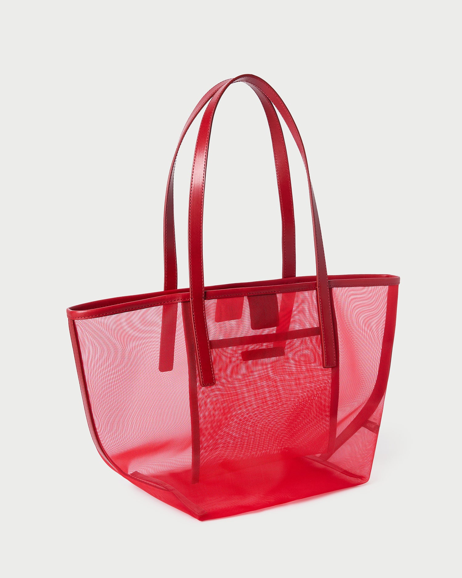 Easton Red Mesh Tote