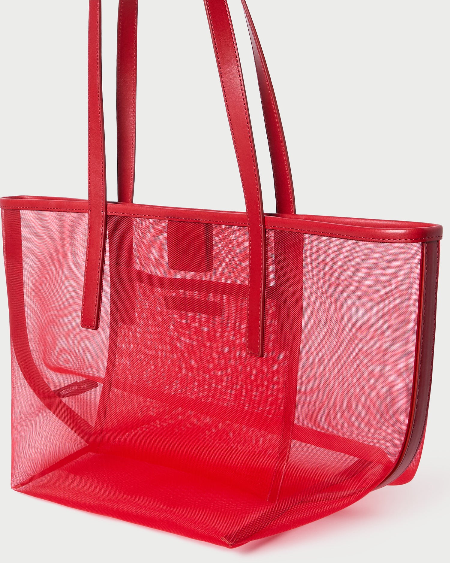 Easton Red Mesh Tote